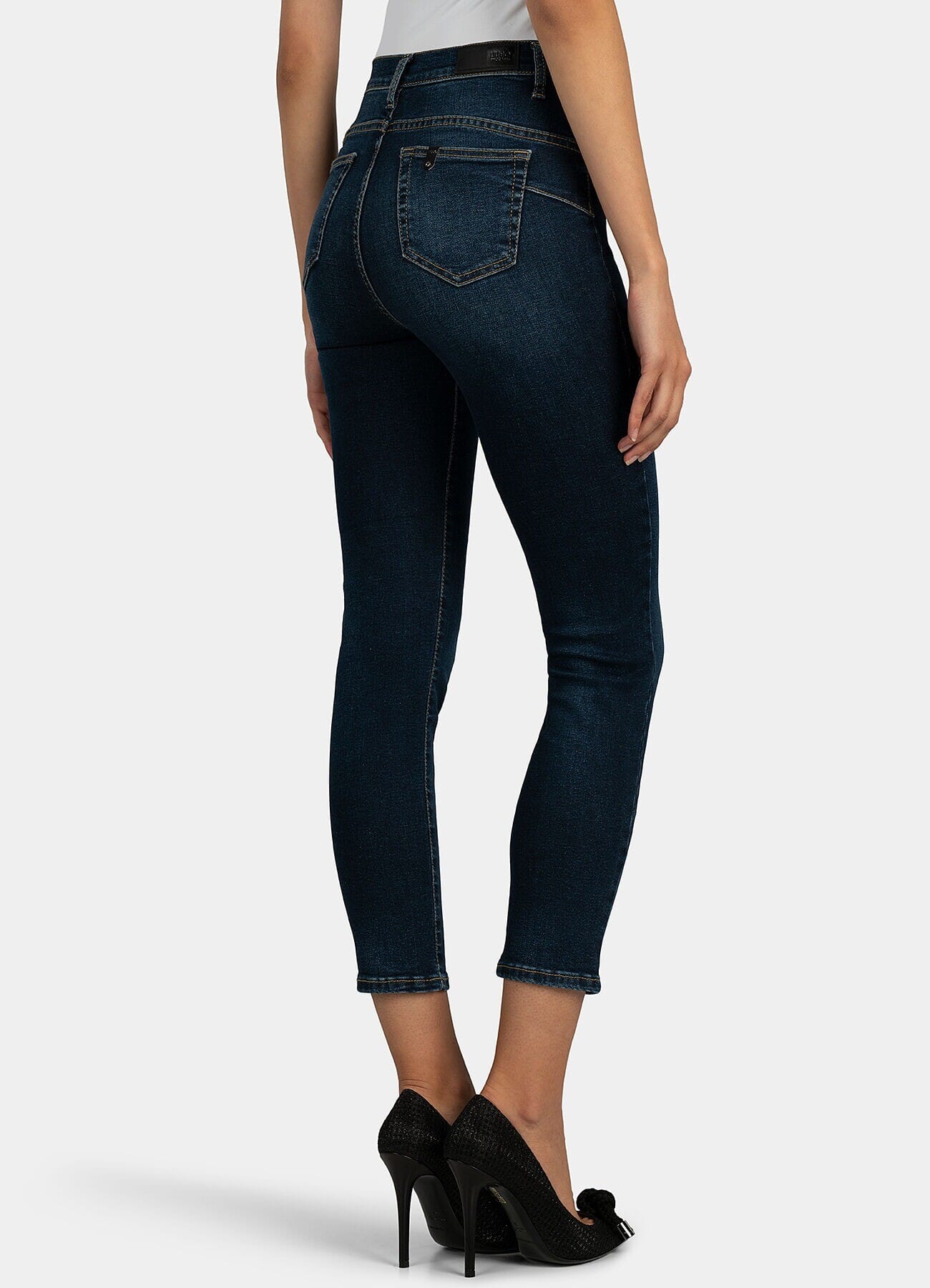 Denim Cropped Skinny Liu Jo