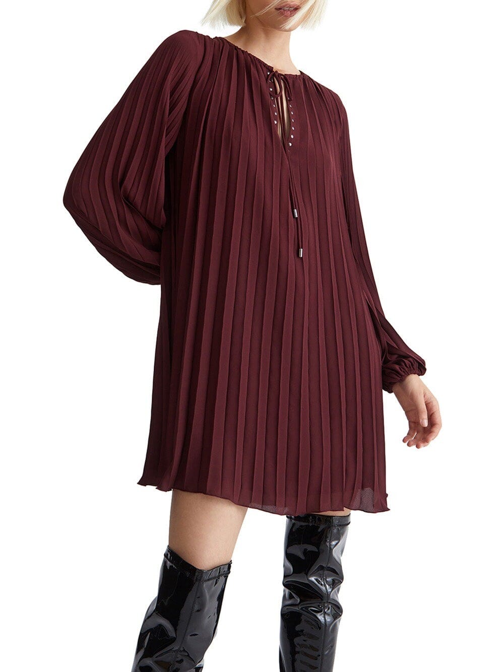 Abito Corto Plissettato Liu Jo