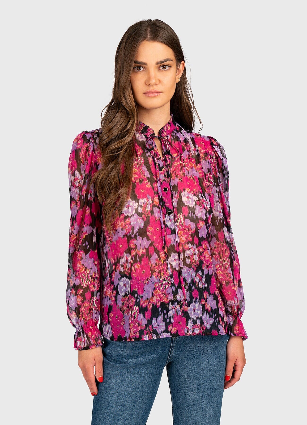 Camicia Con Fantasia Floreale Liu Jo