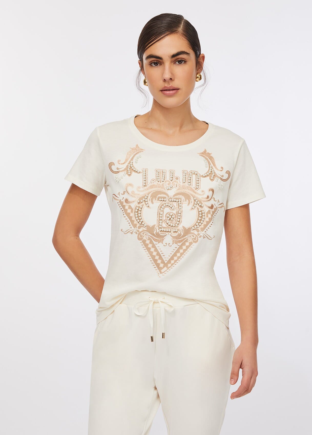 T-shirt In Cotone Liu Jo