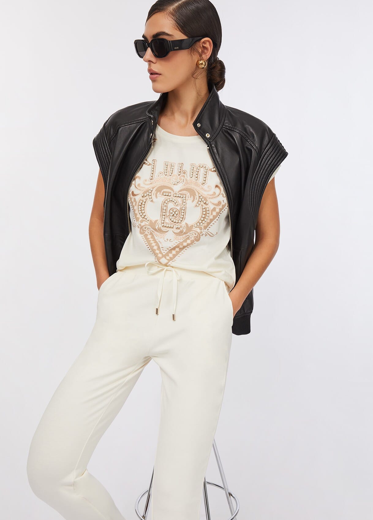 T-shirt In Cotone Liu Jo