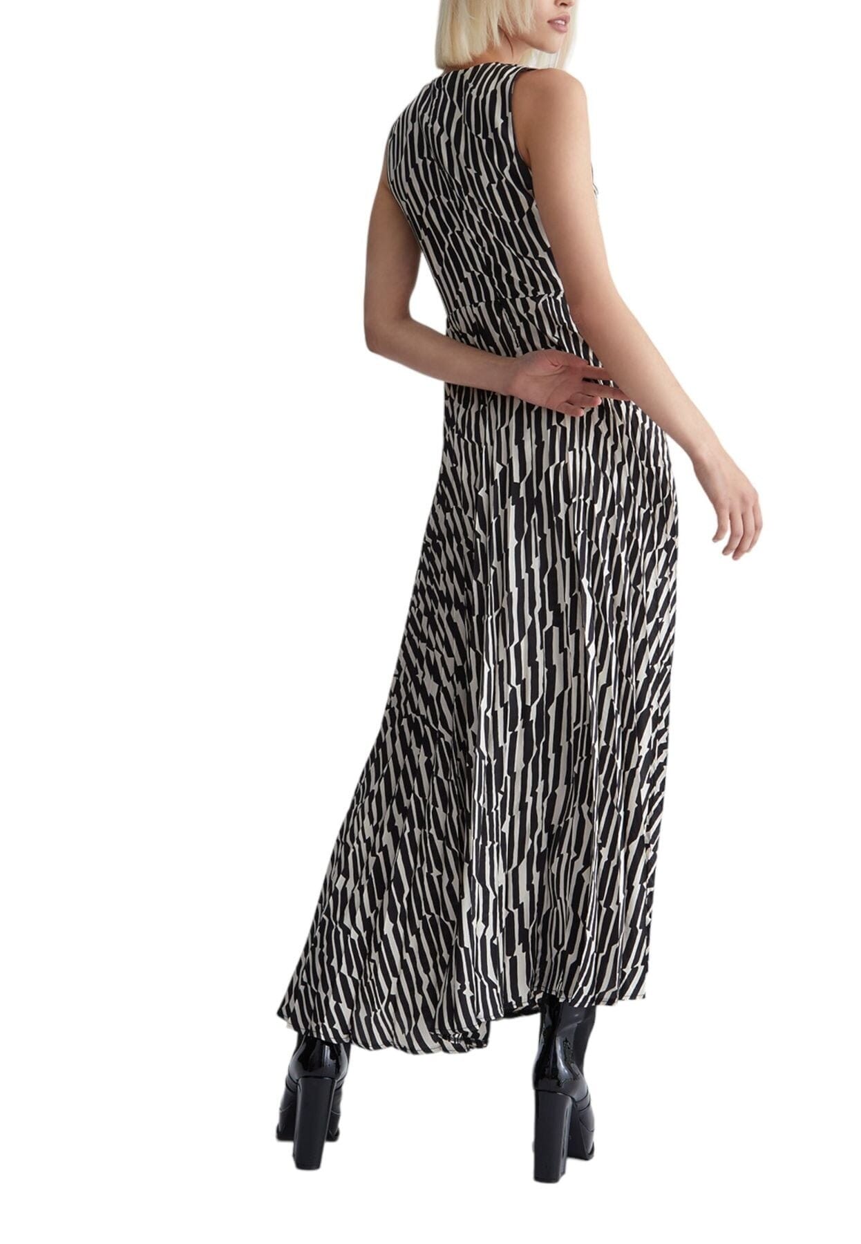 Abito Lungo Fantasia Zebrata Liu Jo