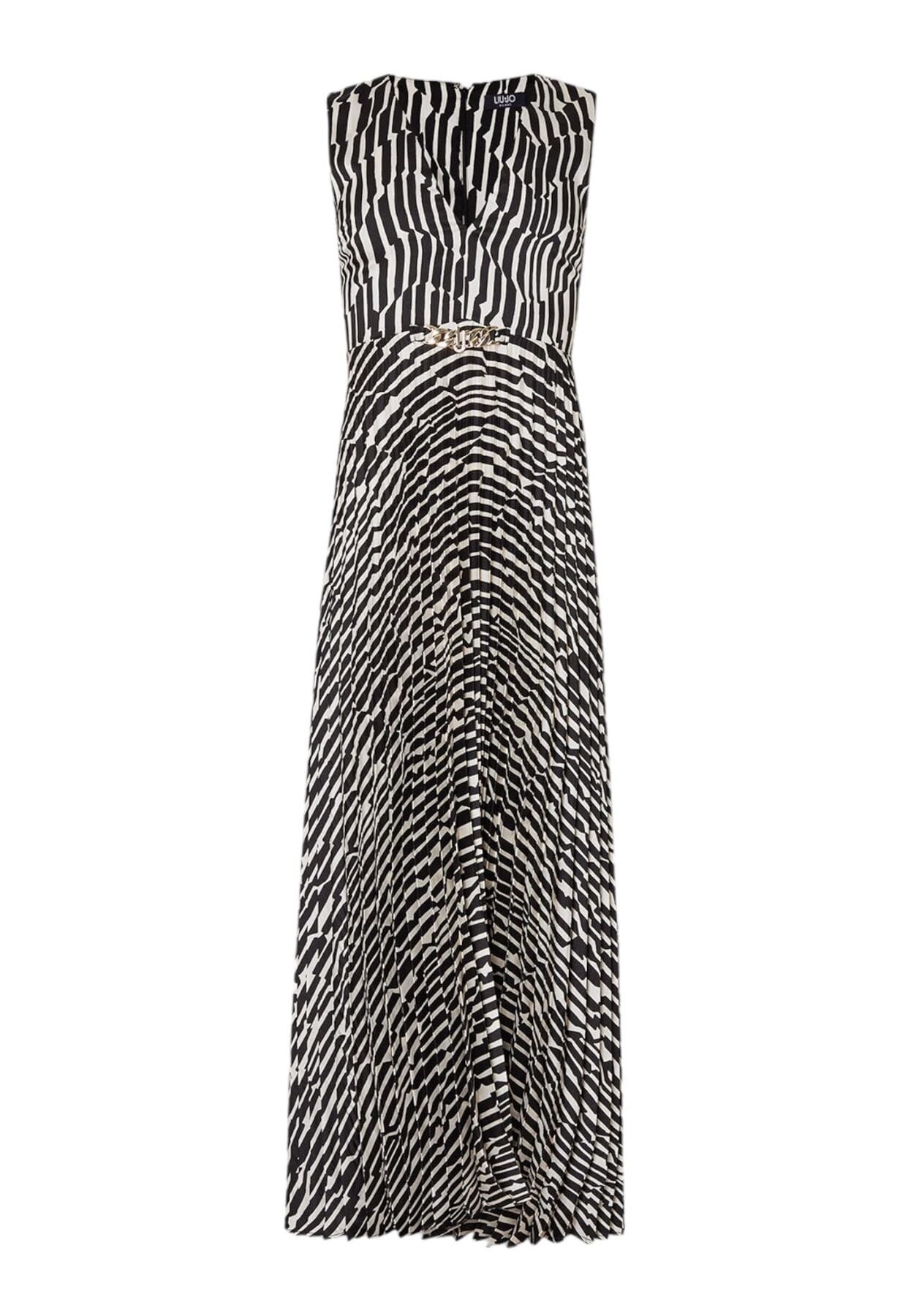 Abito Lungo Fantasia Zebrata Liu Jo