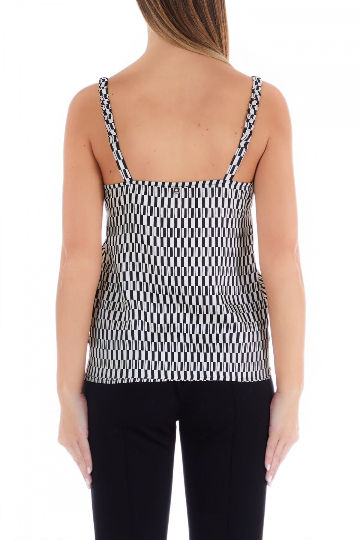 Top In Pizzo Con Fantasia Astratta Liu Jo