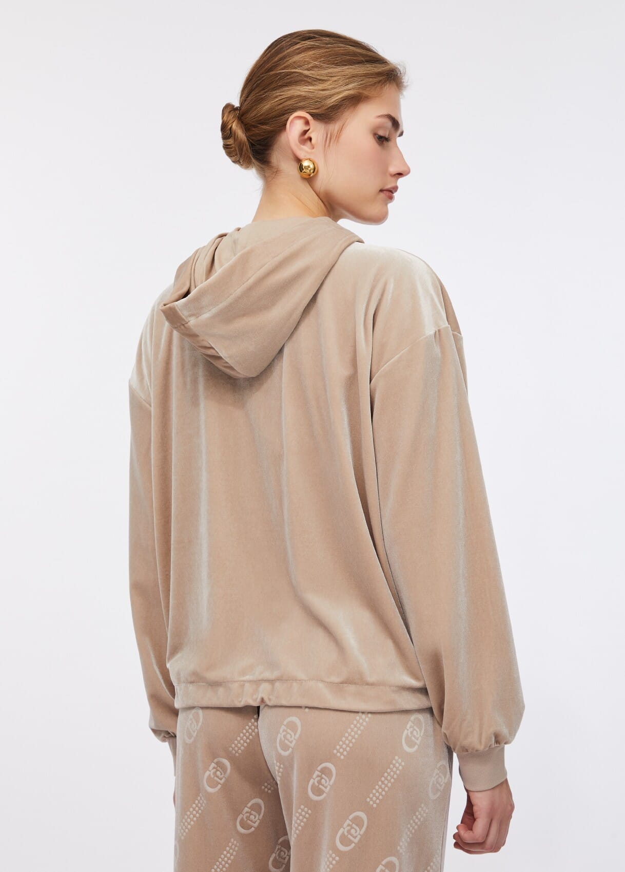 Liu Jo Chenille Hooded Sweatshirt