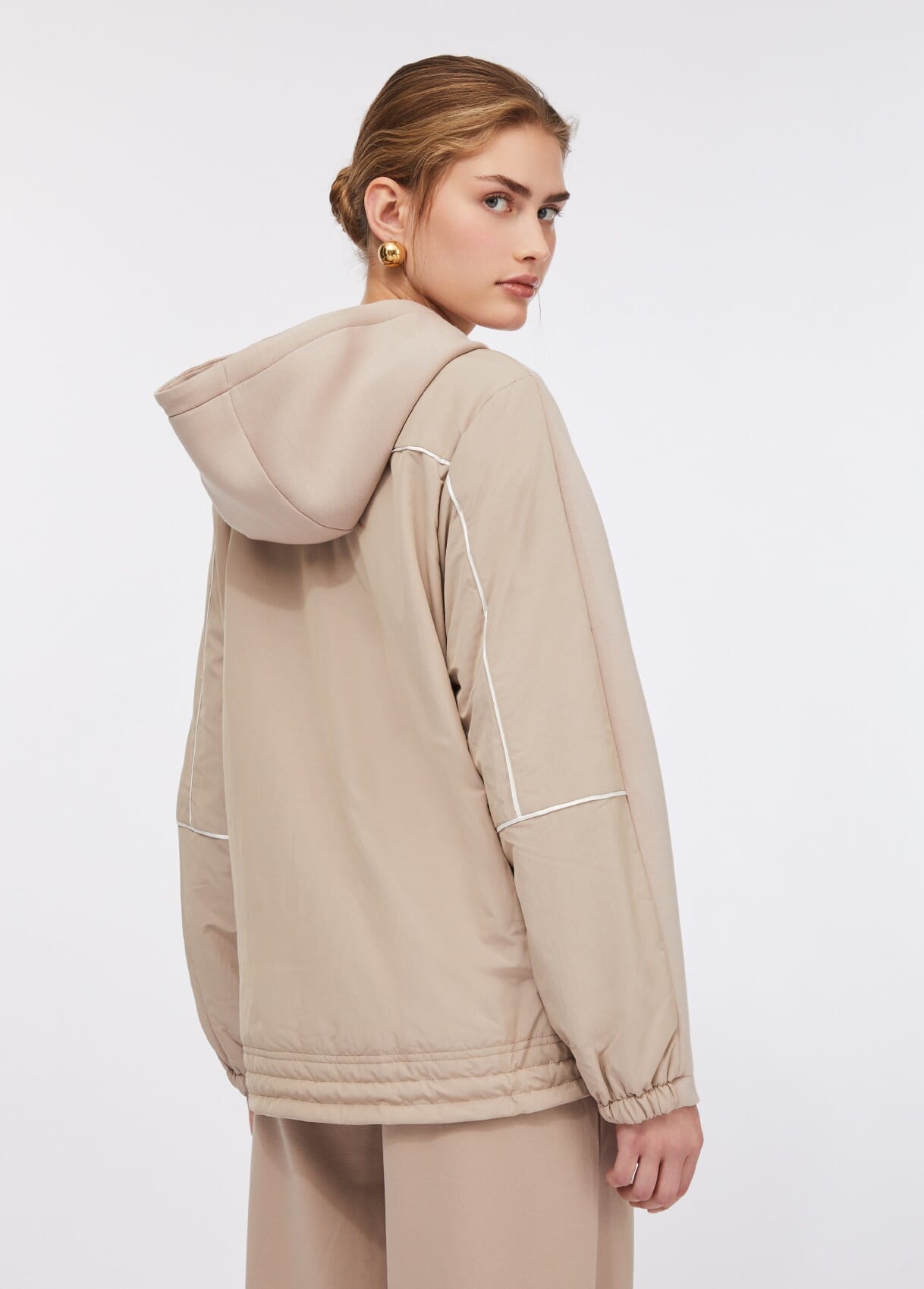 Giacca In Scuba E Nylon Liu Jo