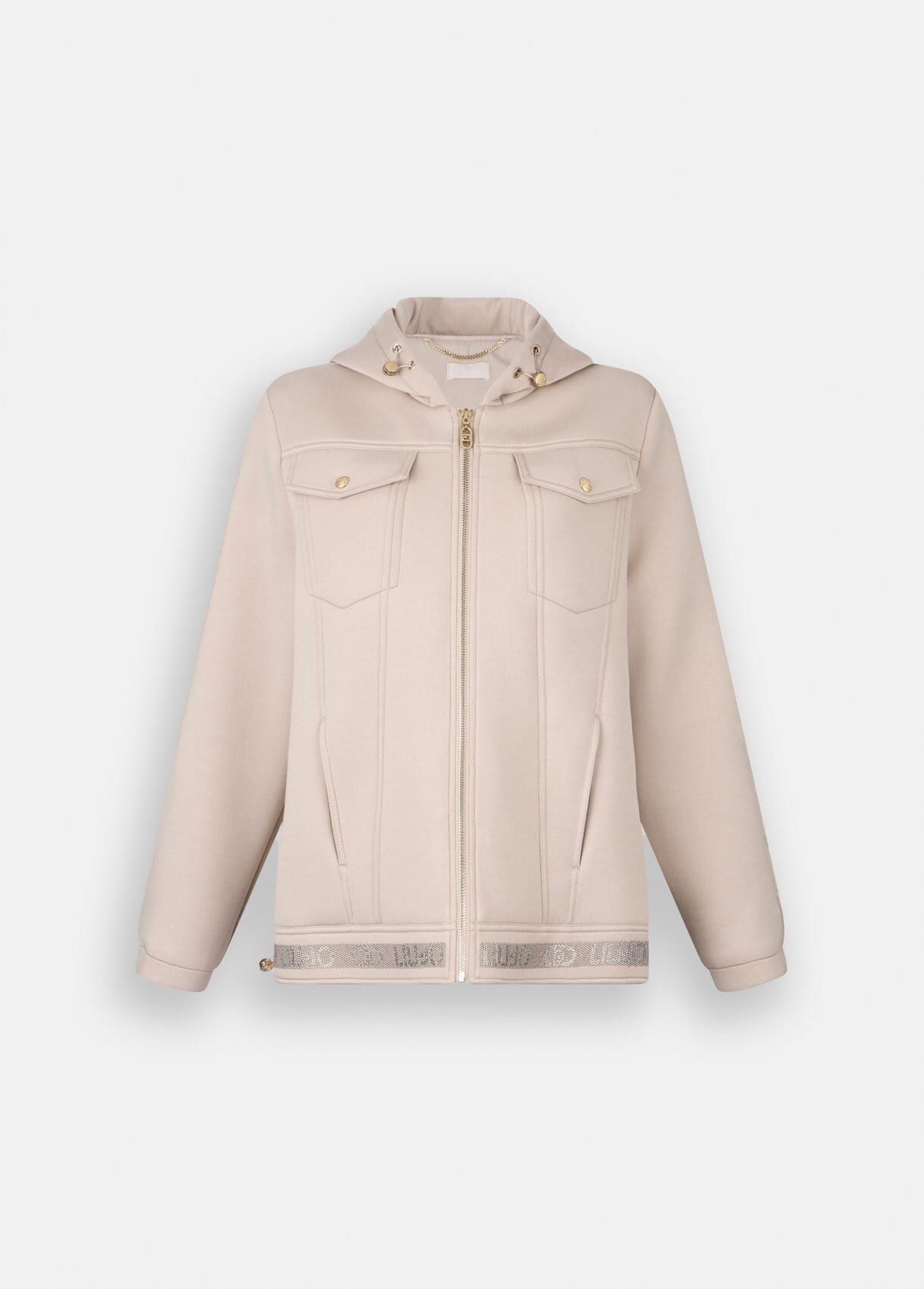 Giacca In Scuba E Nylon Liu Jo