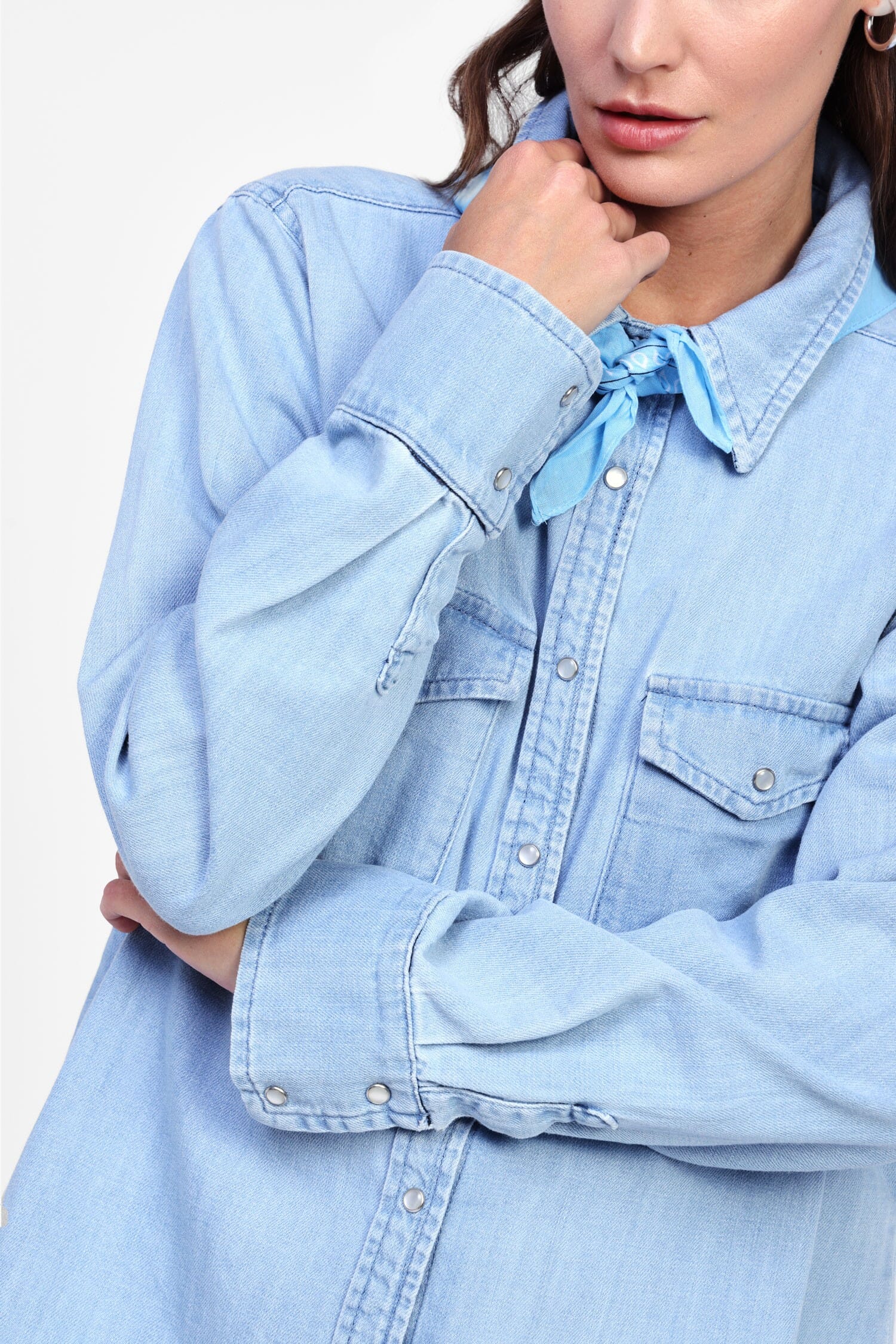 Camicia Con Tasche E Maniche Lunghe Dixie