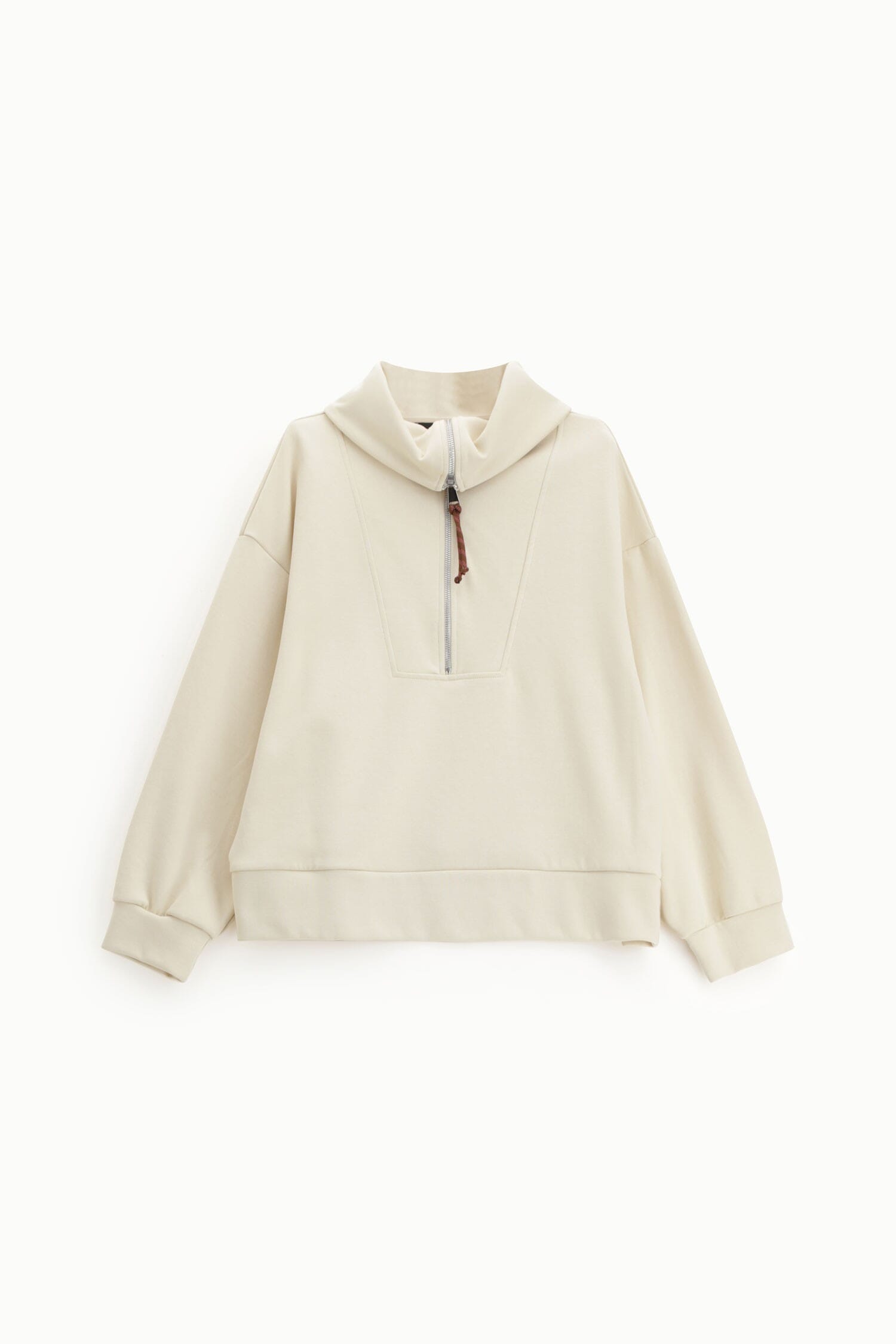 Felpa Zip Collo Polo Maniche Lunghe Dixie