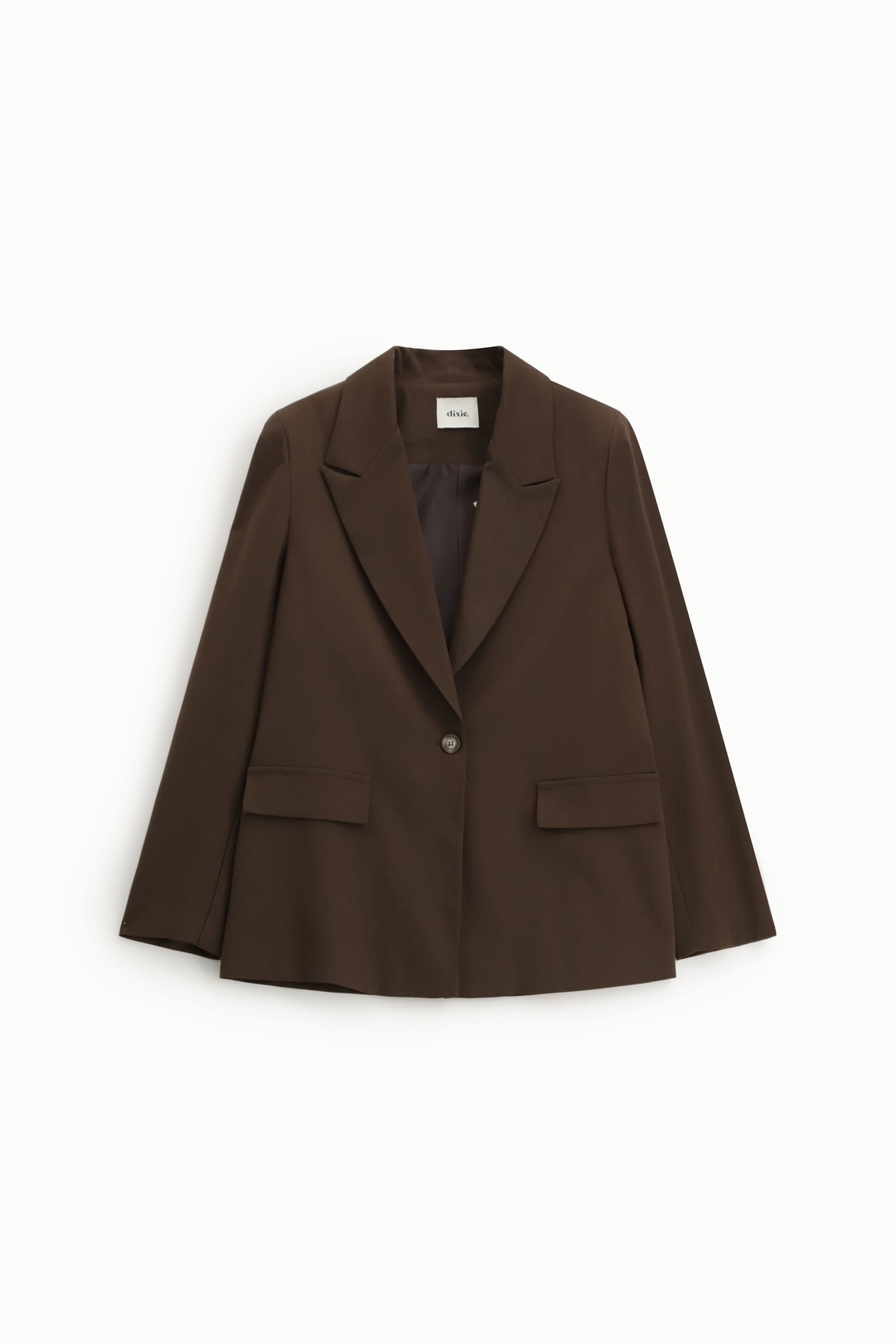 Blazer Monopetto Con Tasche A Patta Dixie