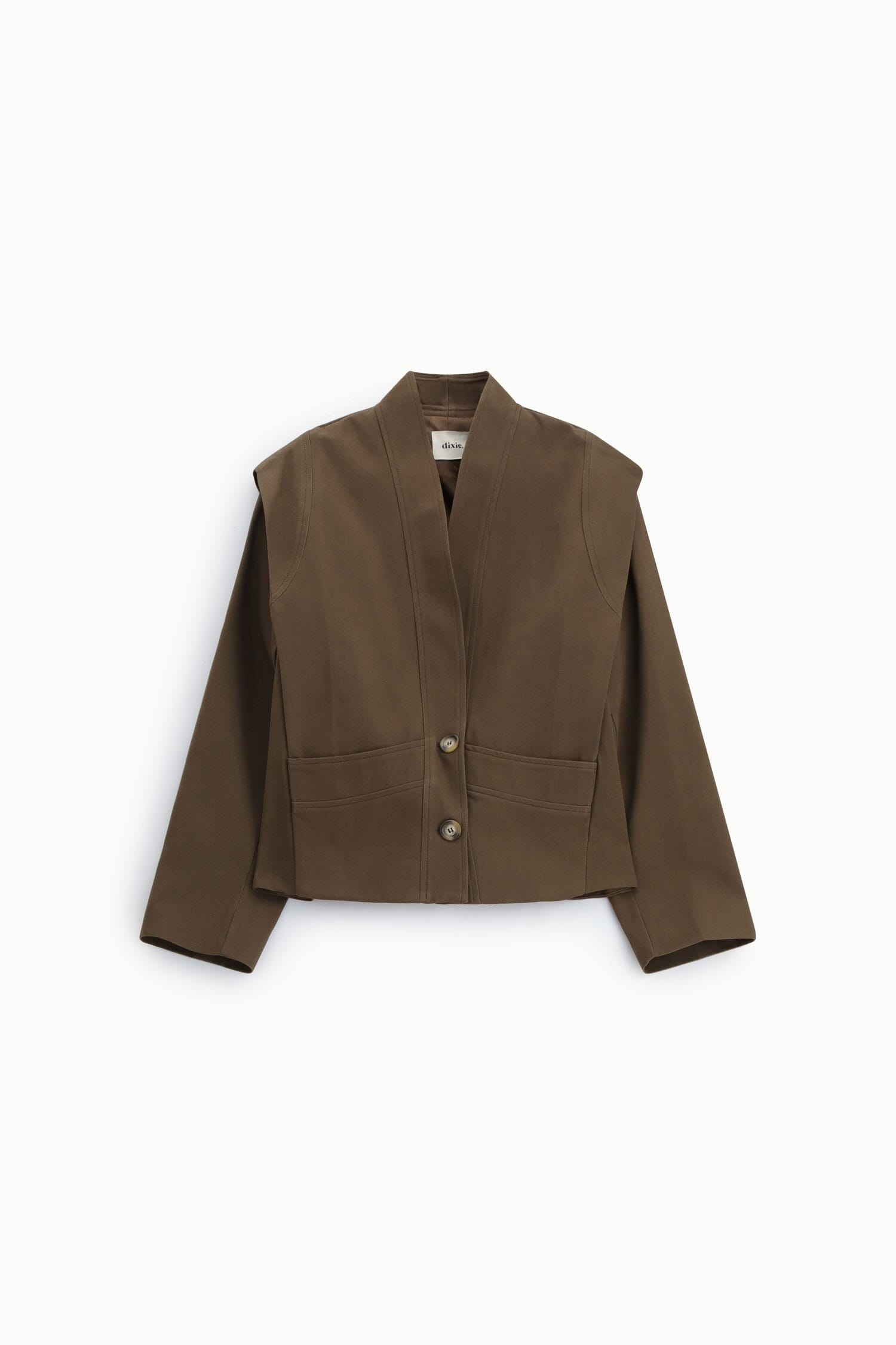 Blazer Corto Con Doppio Taschino E Chiusura A Due Bottoni Dixie