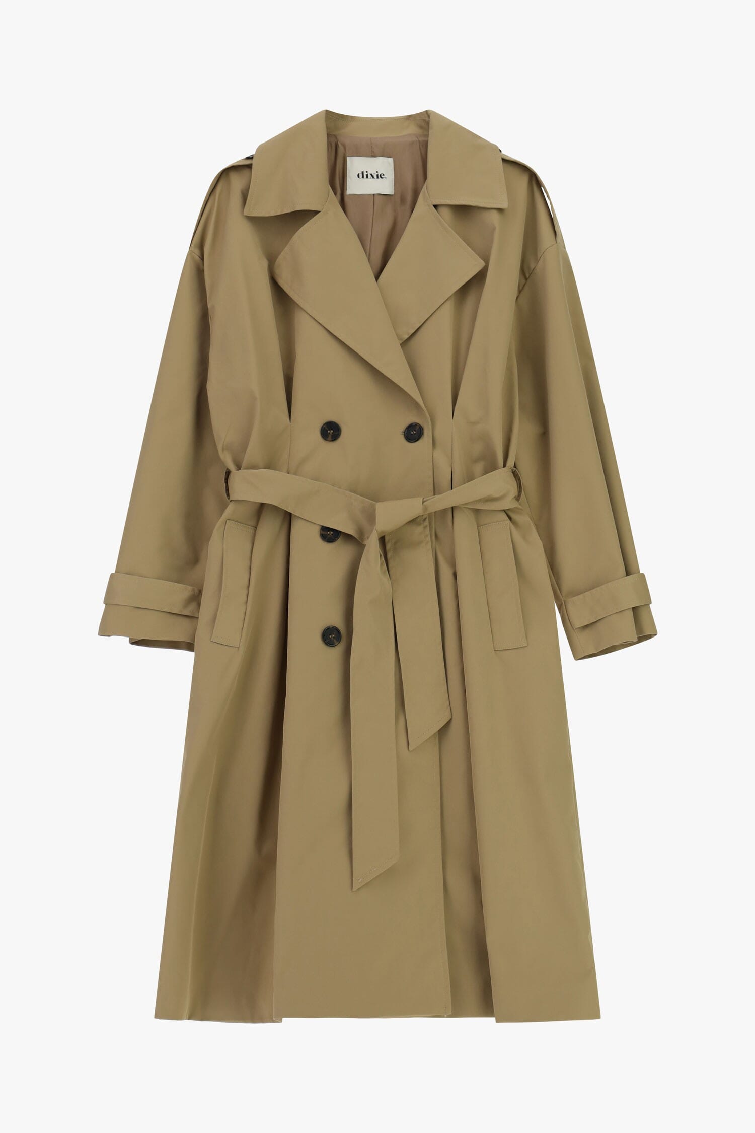 Trench Doppio Petto Con Cintura E Revers Ampi Dixie