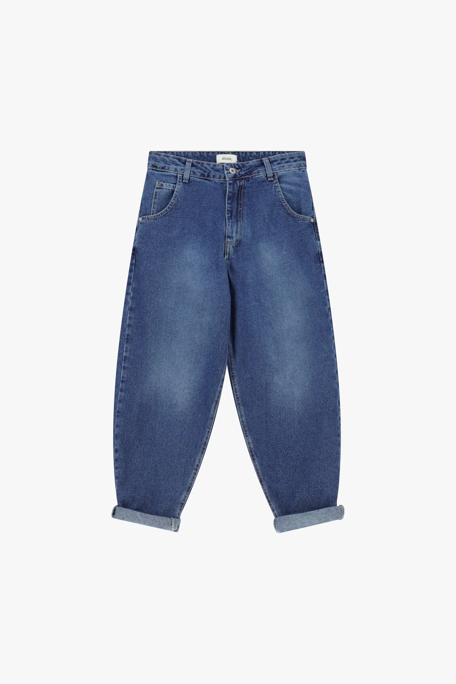 Baloon Jeans With Turn-ups And Regular Waist Dixie