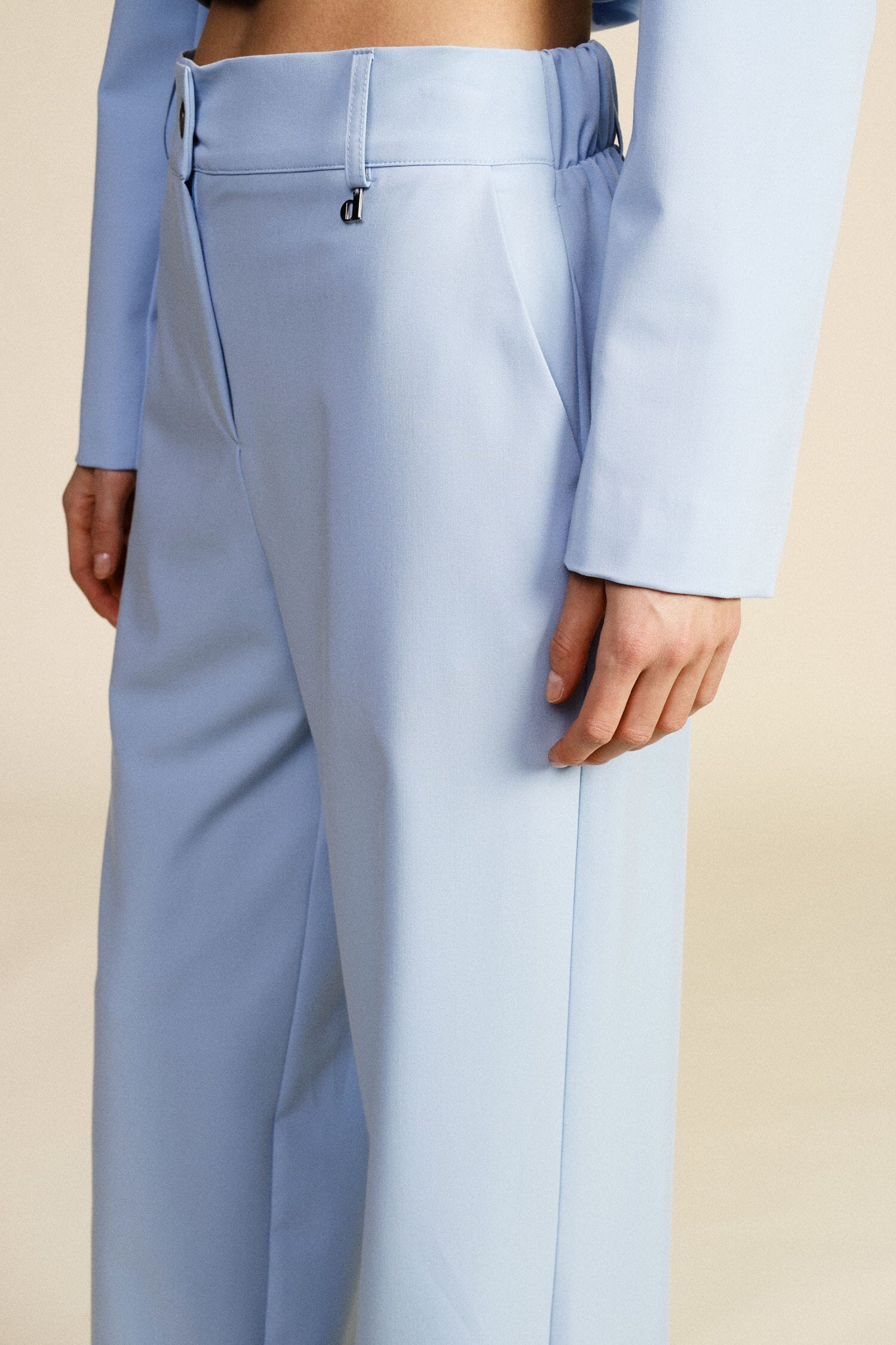 Trousers Palazzo Vita Alta Con Gamba Ampia Dixie