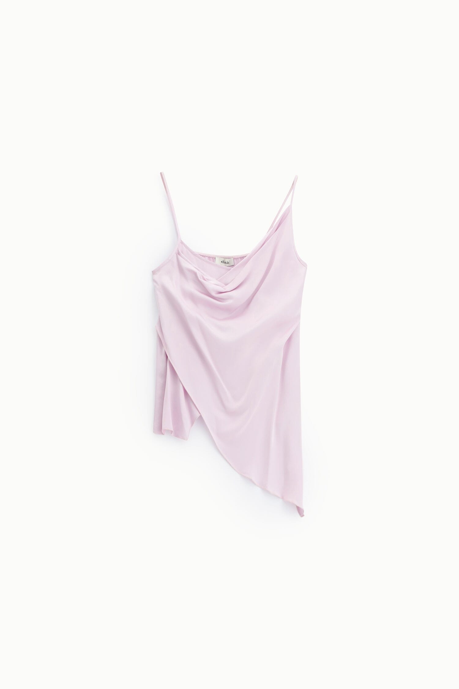 Top Asimmetrico Con Drappeggio E Spalline Sottili Dixie