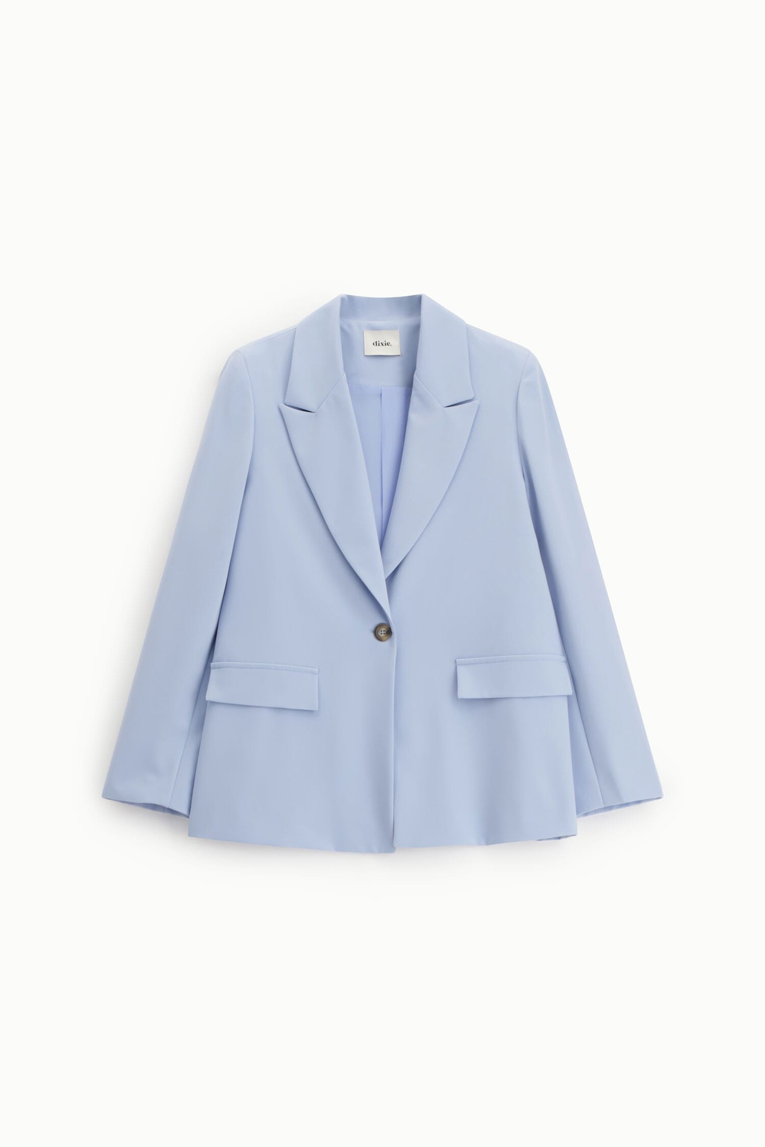 Blazer Monopetto Con Tasche A Patta Dixie