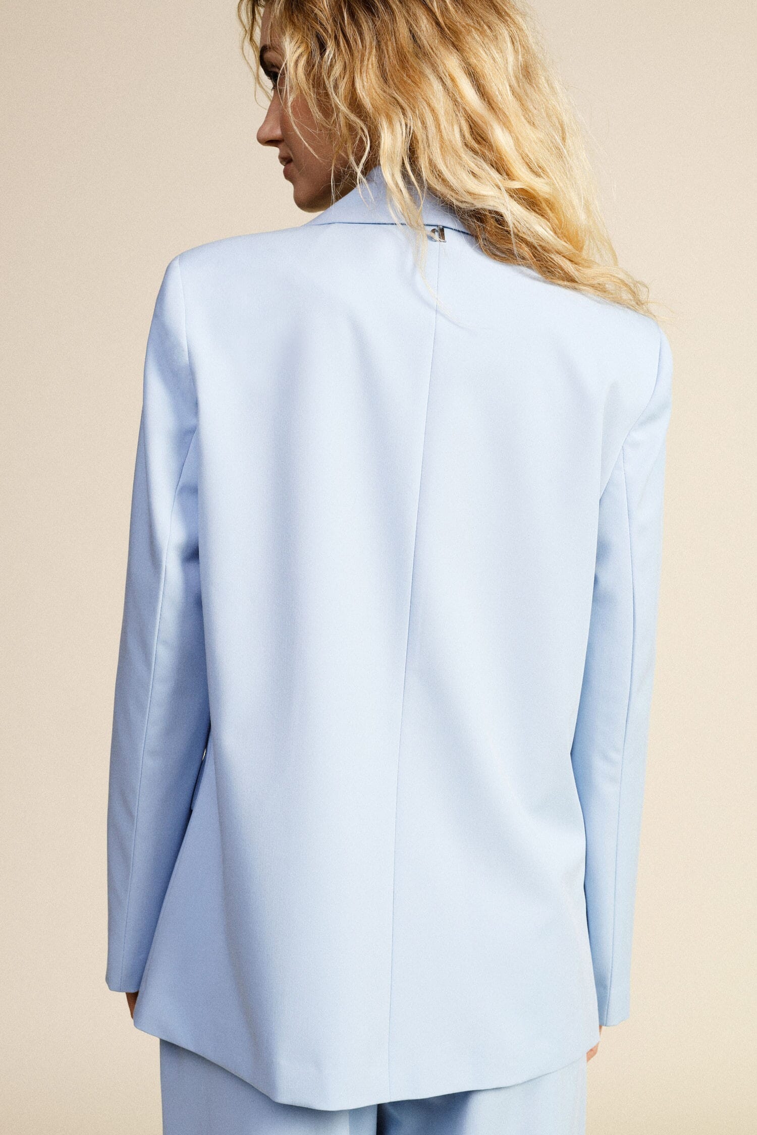 Blazer Monopetto Con Tasche A Patta Dixie