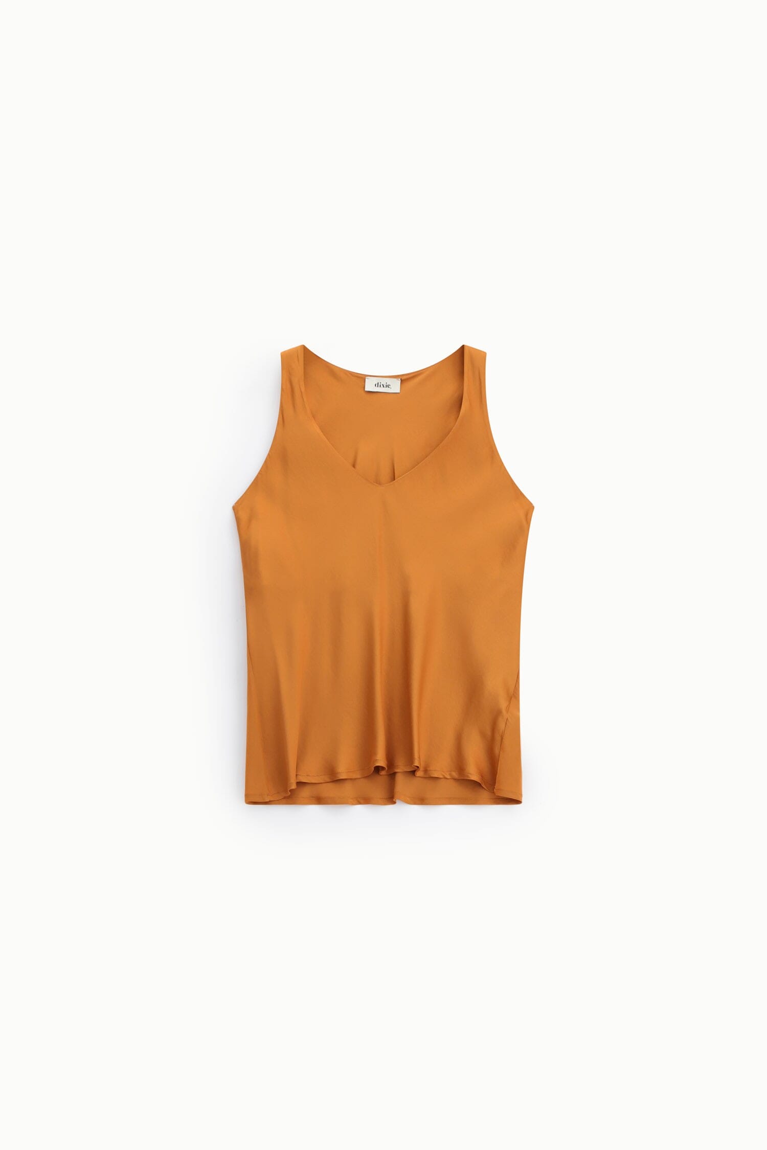 Top Scollo V Modello Svasato Senza Maniche Dixie