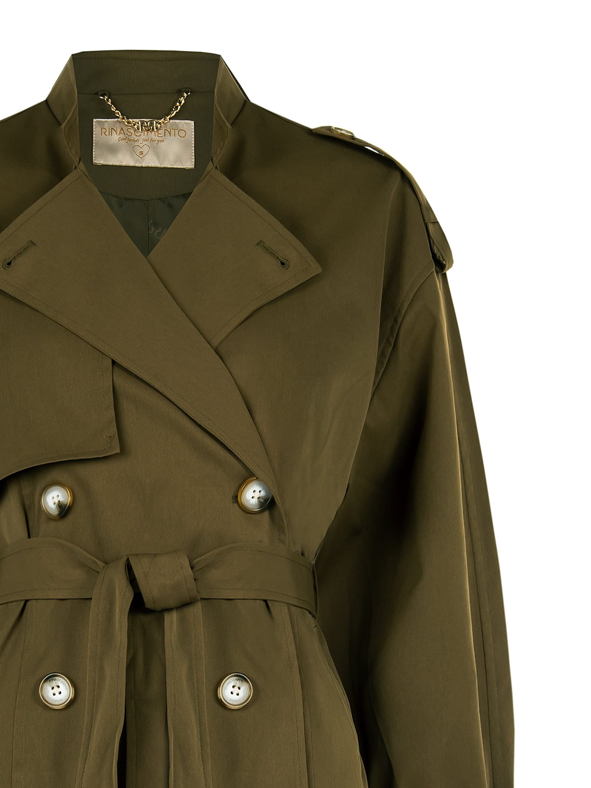 Rinascimento Short Trench Coat