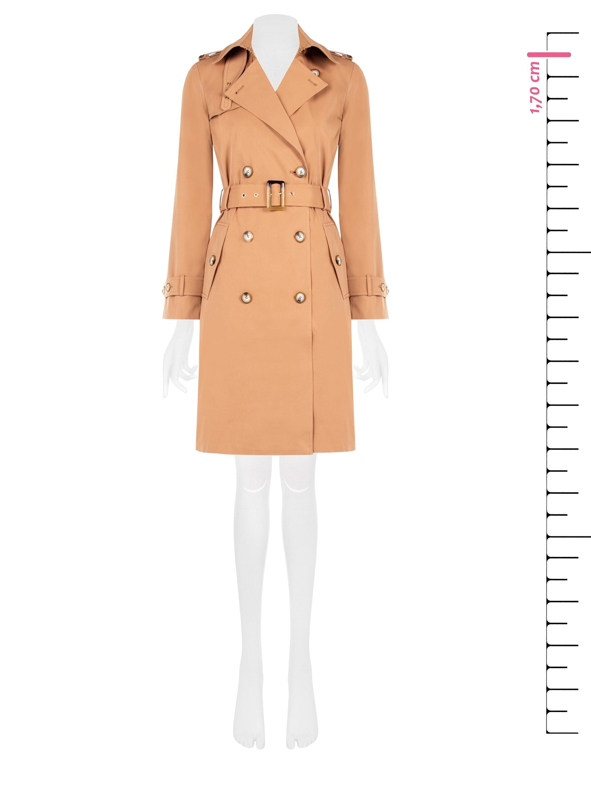 Rinascimento Long Trench Coat
