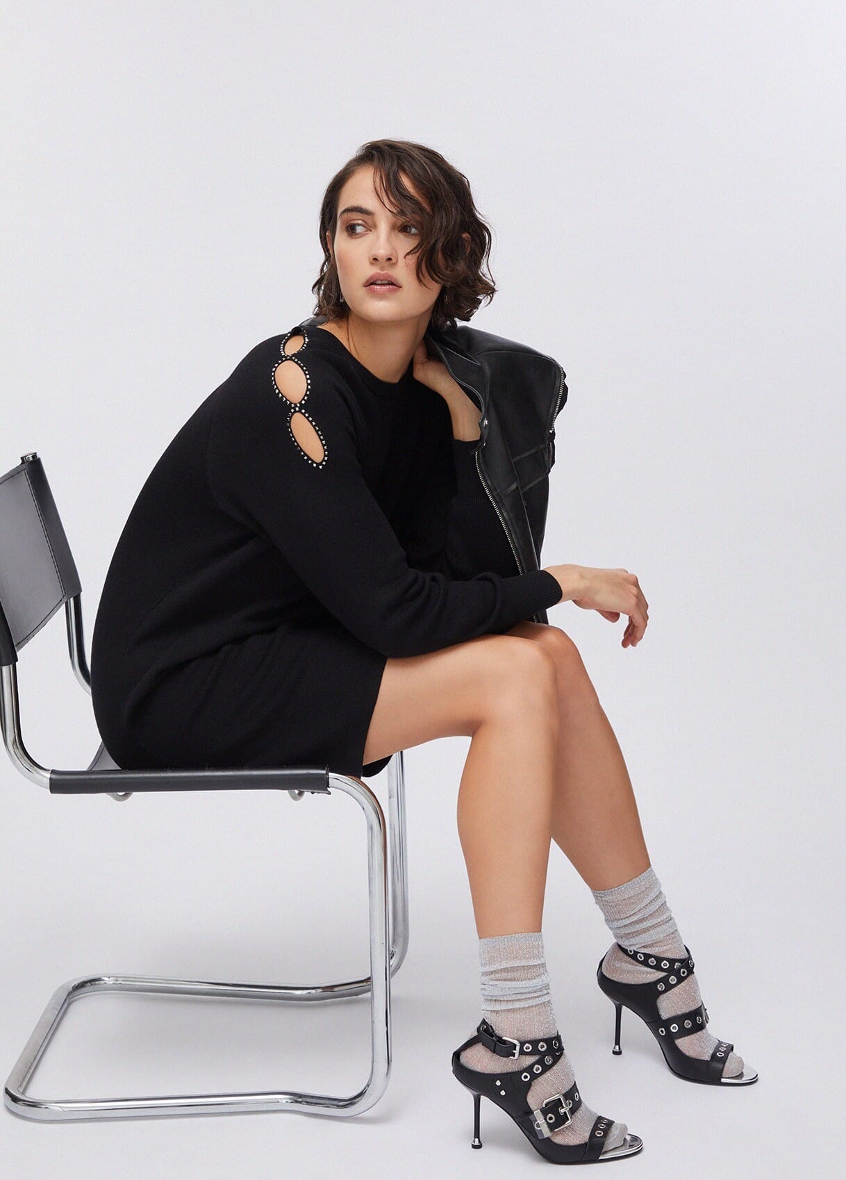 Abito In Maglia Con Cut-Out Liu Jo