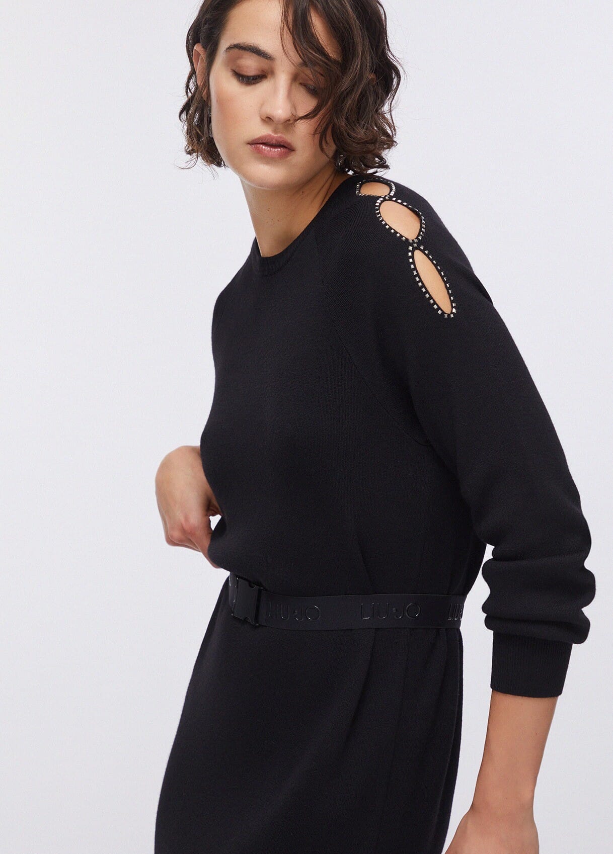 Abito In Maglia Con Cut-Out Liu Jo
