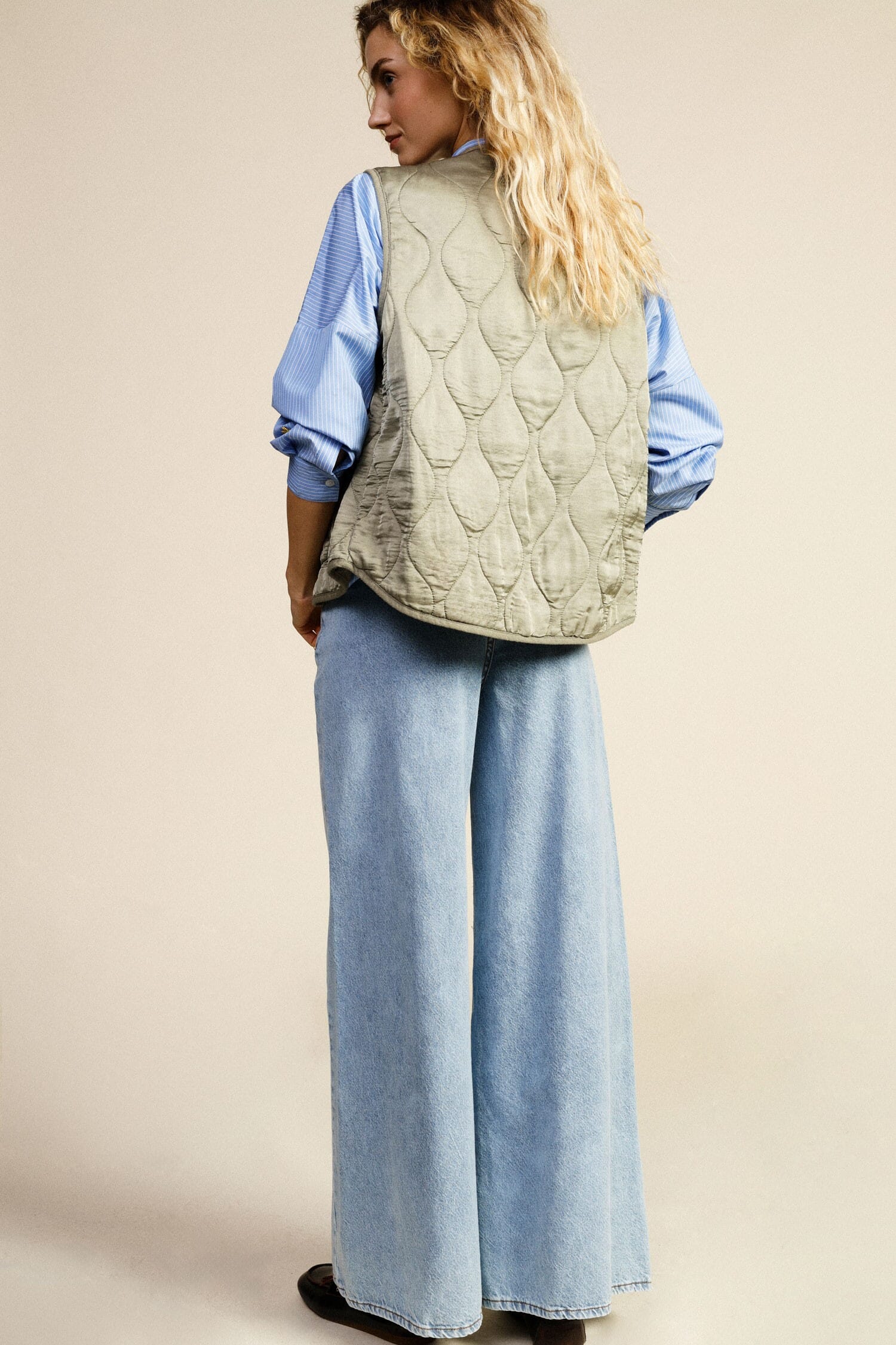 Jeans A Gamba Ampia Con Cintura Coordinata Dixie