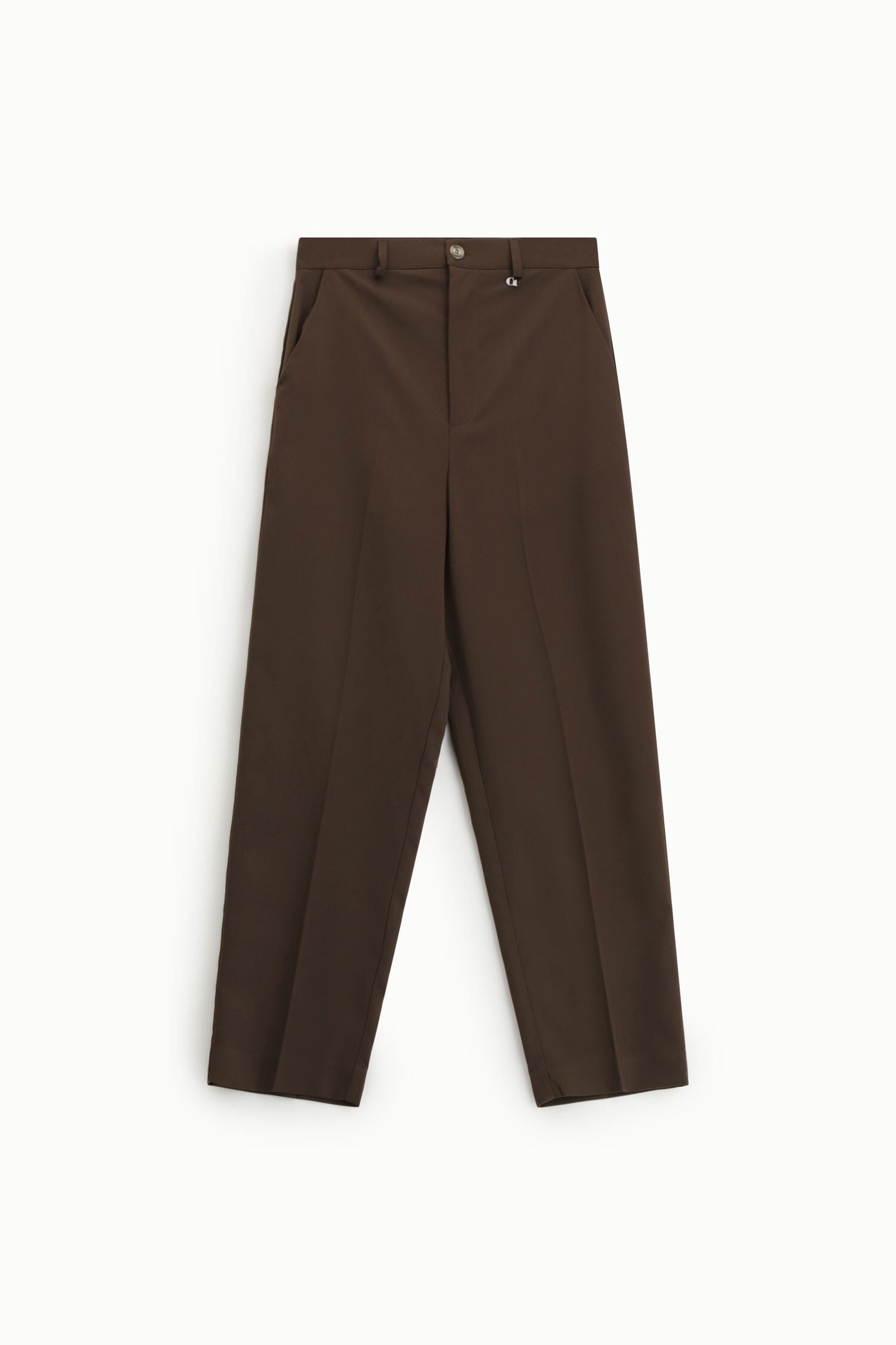 Cropped Trousers High Waisted With Front Pleat Dixie