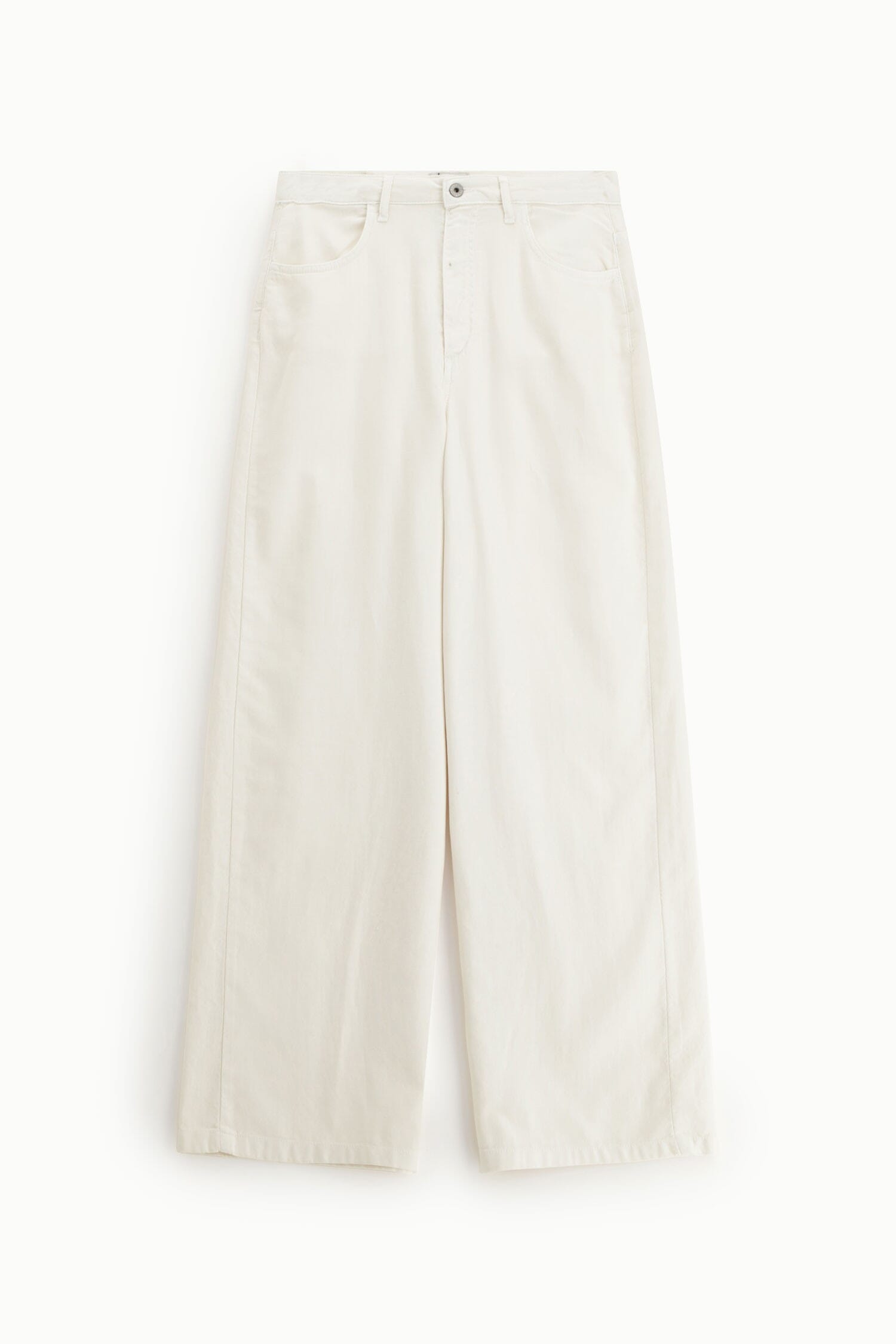 Trousers Palazzo A Vita Alta Con Gamba Ampia Dixie