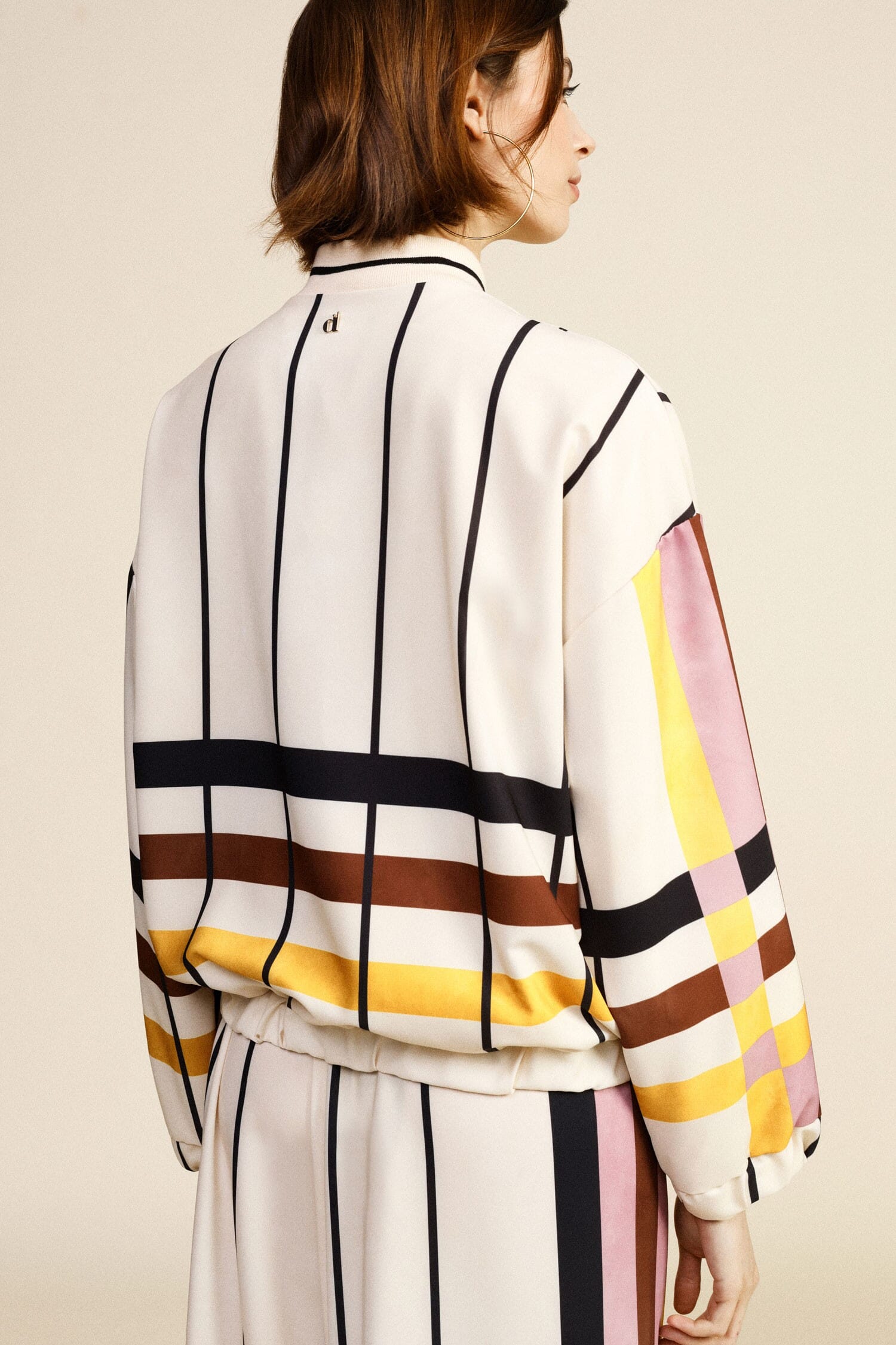 Blouson bombardier rayé Dixie