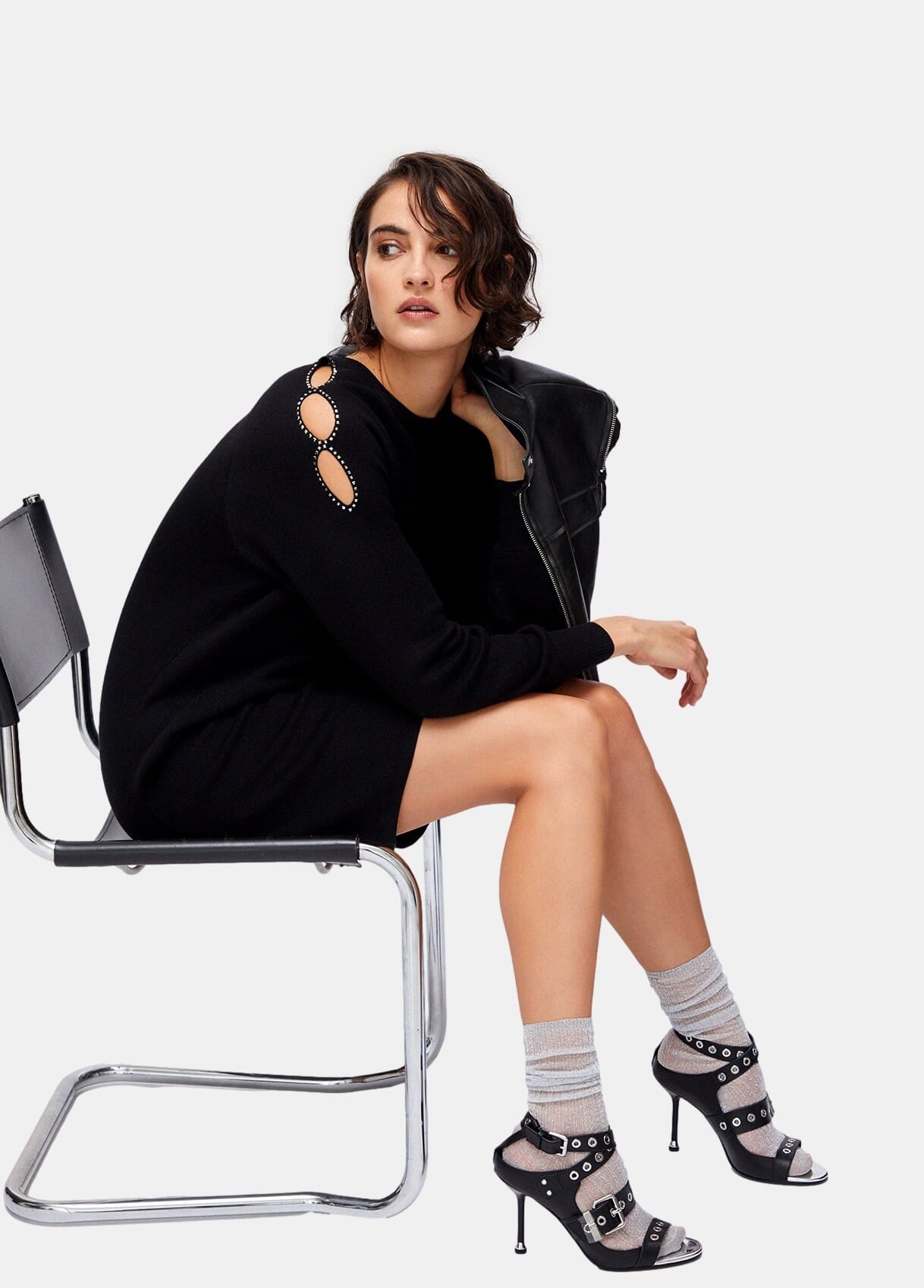 Liu Jo Knitted Cut-Out Dress