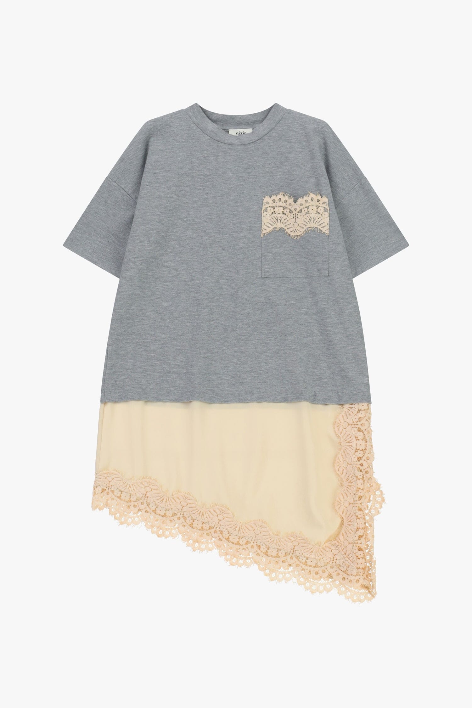 Abito Corto Con Inserti Asimmetrici E Tasca Dixie