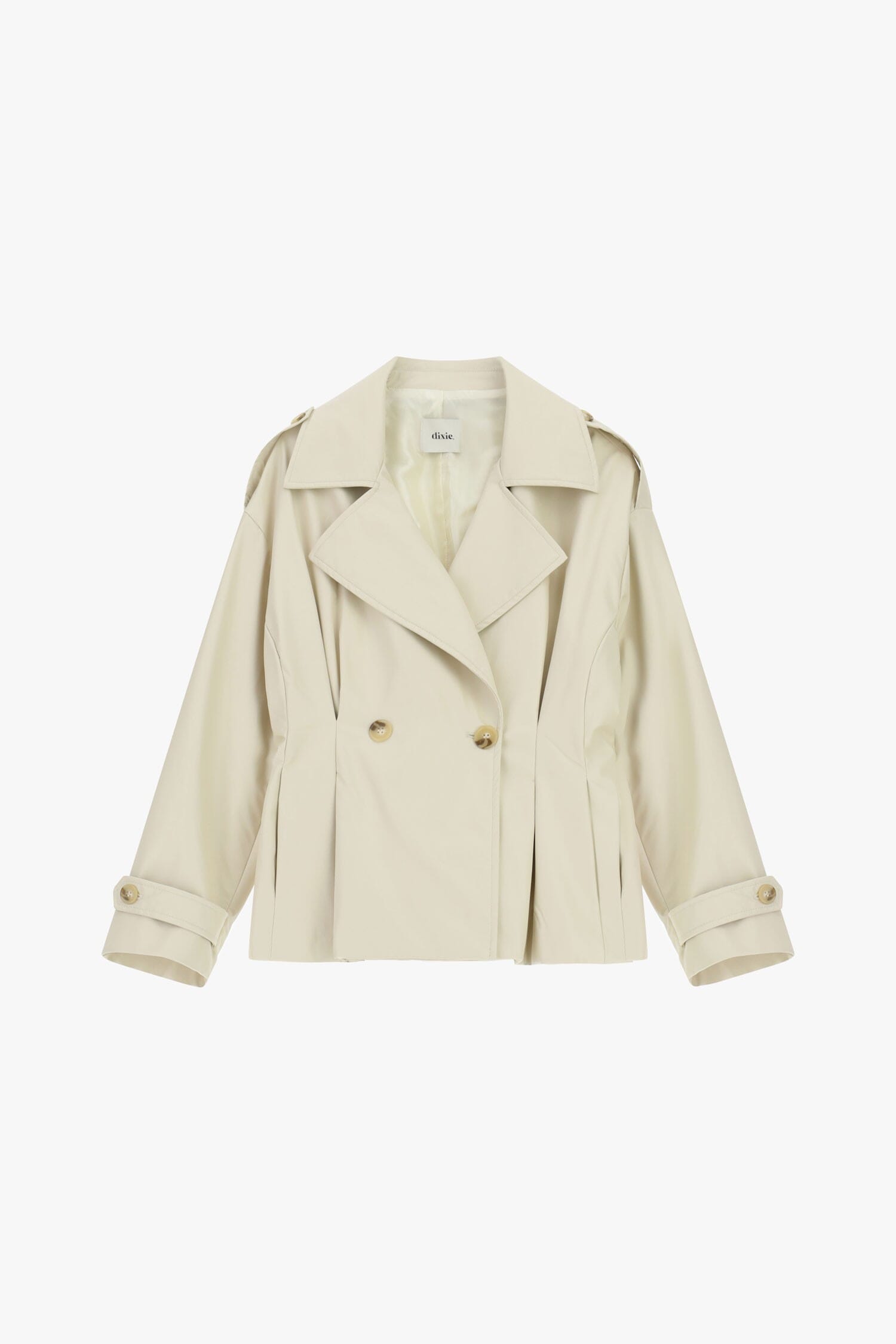 Dixie Blazer court à épaulements structurés et à double boutonnage