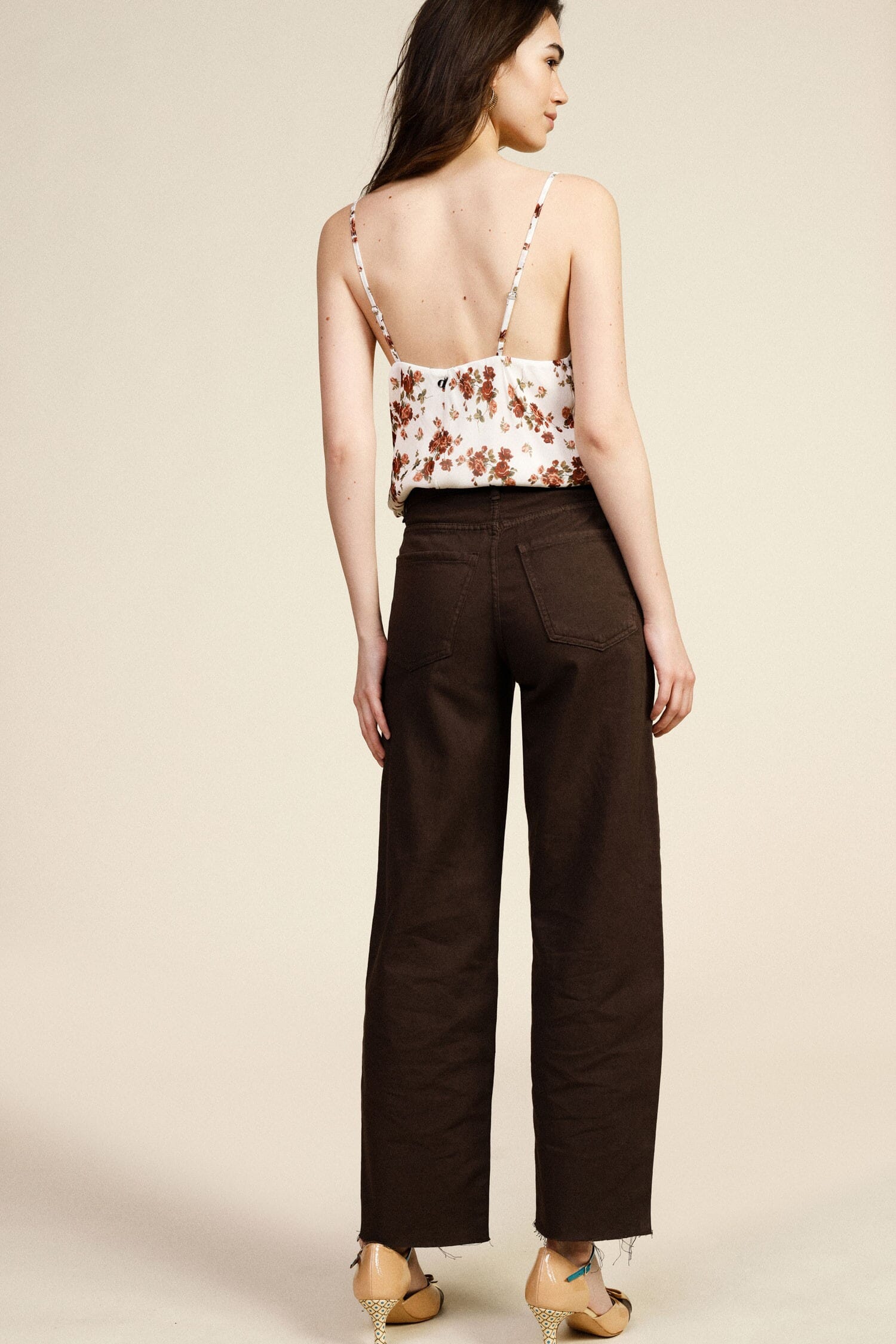 Jeans Gamba Ampia Cinque Tasche Vita Alta Dixie