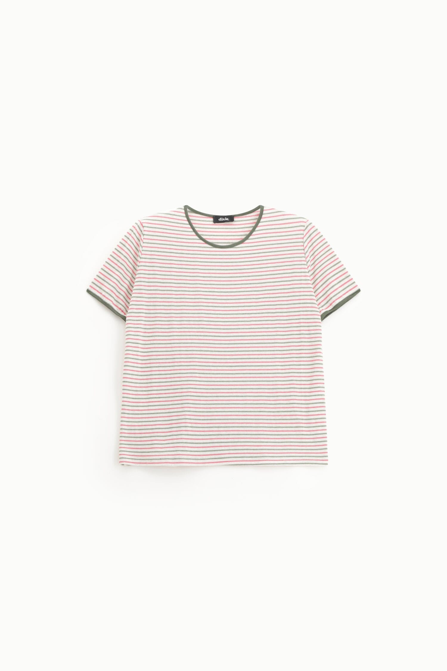 Dixie Round Hem Striped T-Shirt