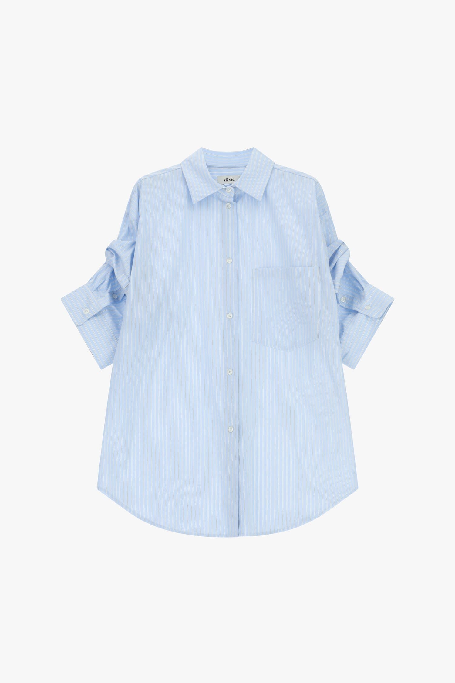 Camicia Oversize A Righe Con Taschino Sul Petto Dixie