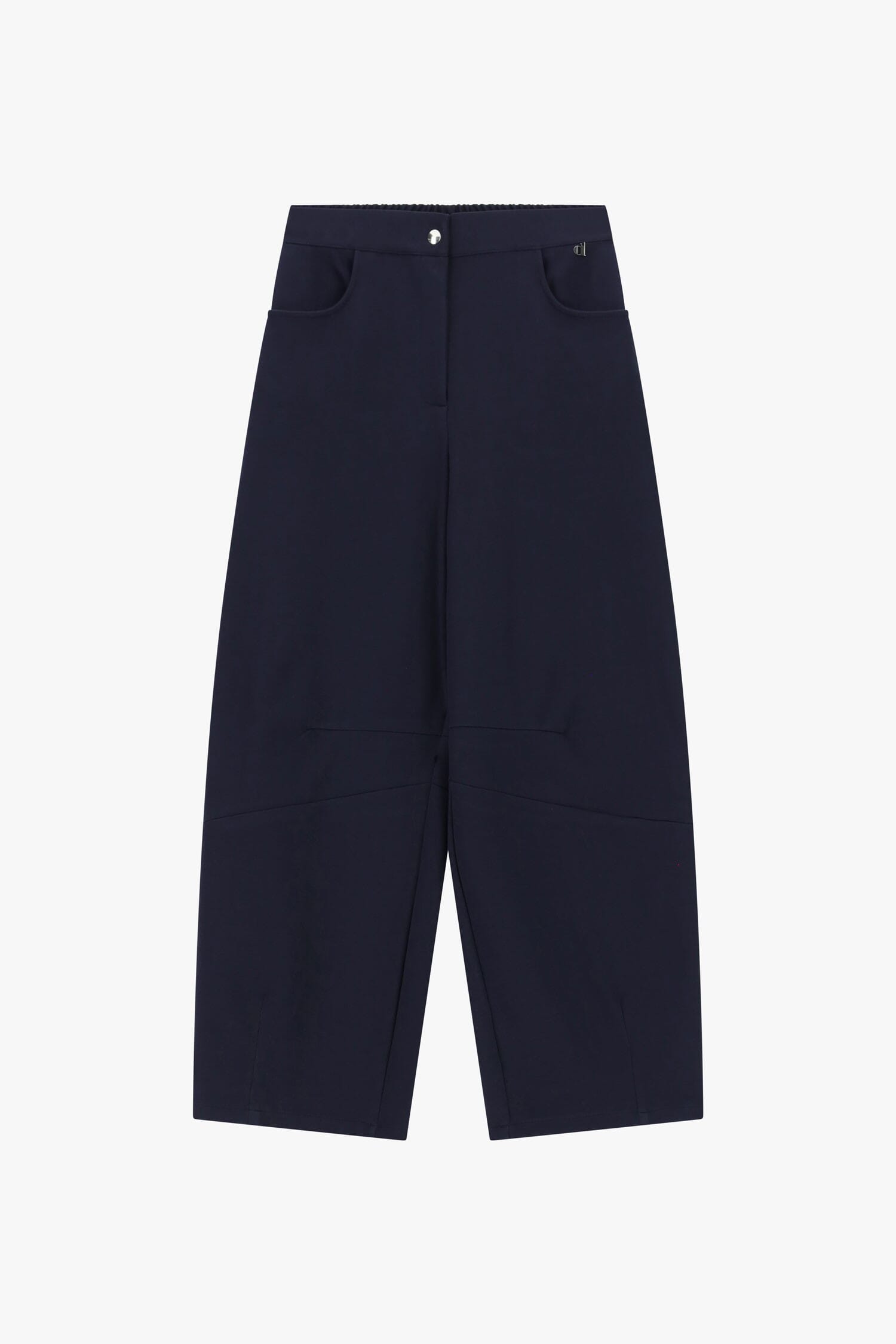 Cropped Palace Trousers With Rounded Pockets Dixie