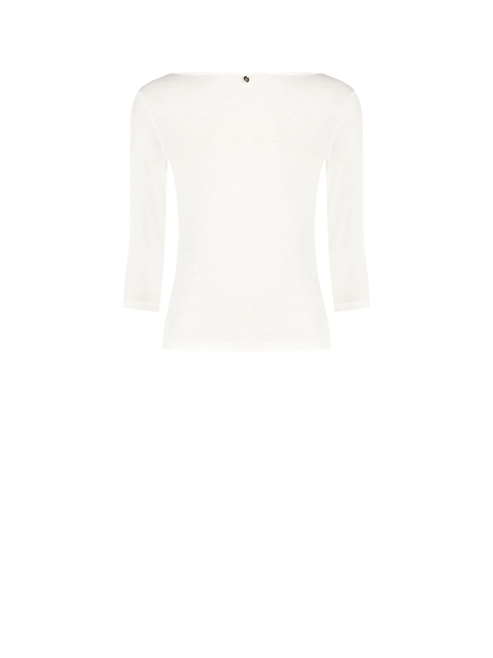 Ultralight Viscose T-Shirt with 3/4 Length Sleeves Rinascimento