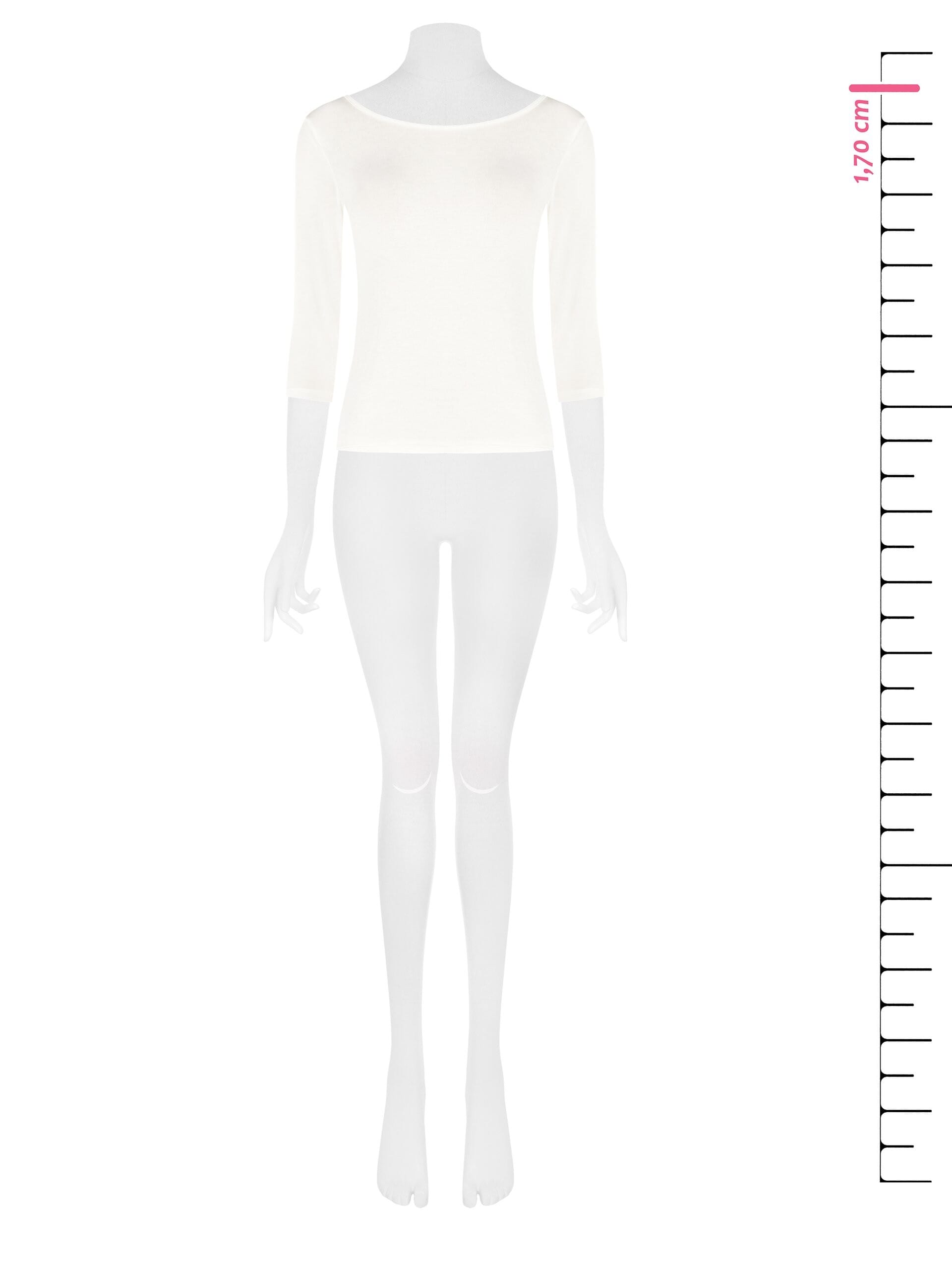 Ultralight Viscose T-Shirt with 3/4 Length Sleeves Rinascimento