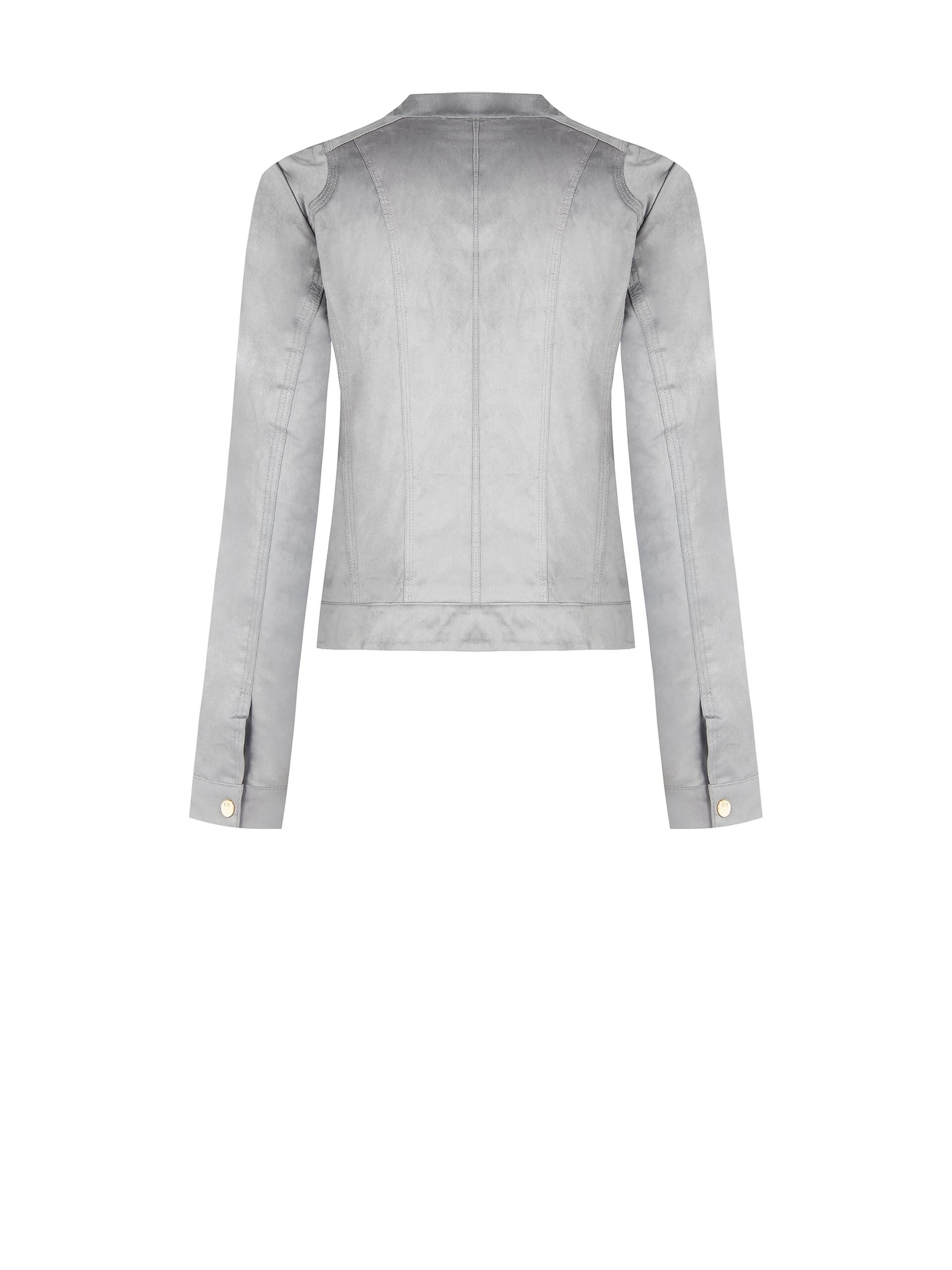 Giubbotto Smanicato In Similpelle Scamosciata Rinascimento