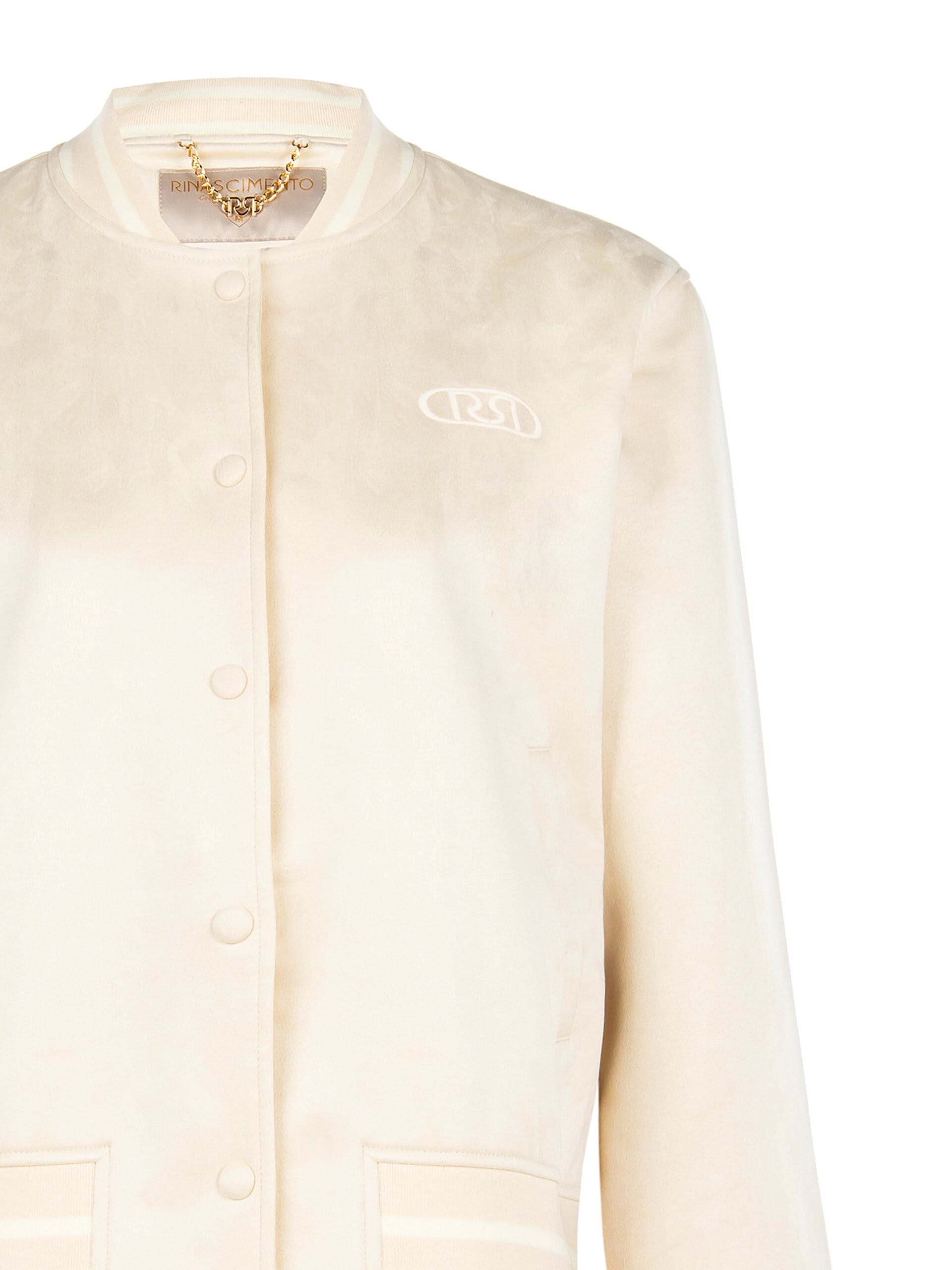 Cappotto Bomber In Similpelle Scamosciata Rinascimento