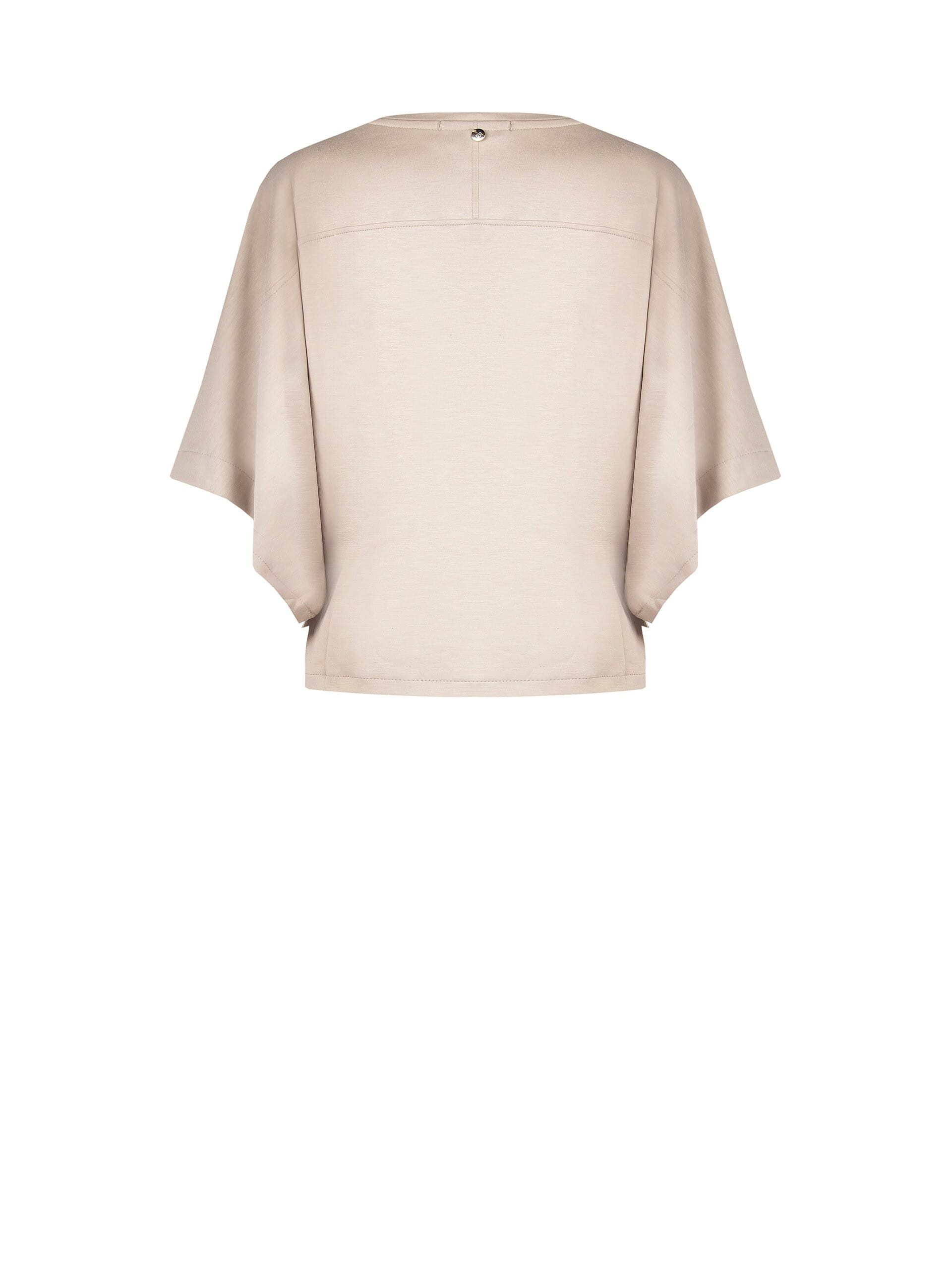 Rinascimento Viscose Blend Over Short Sweatshirt