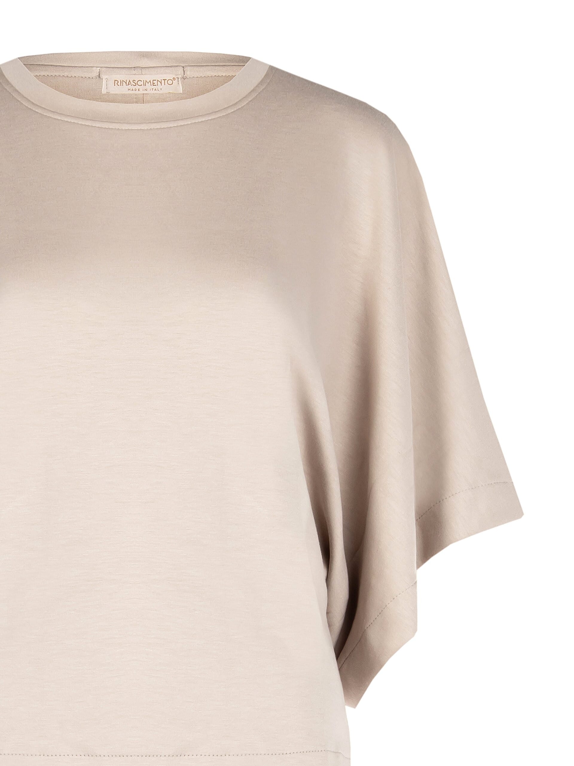 Rinascimento Viscose Blend Over Short Sweatshirt