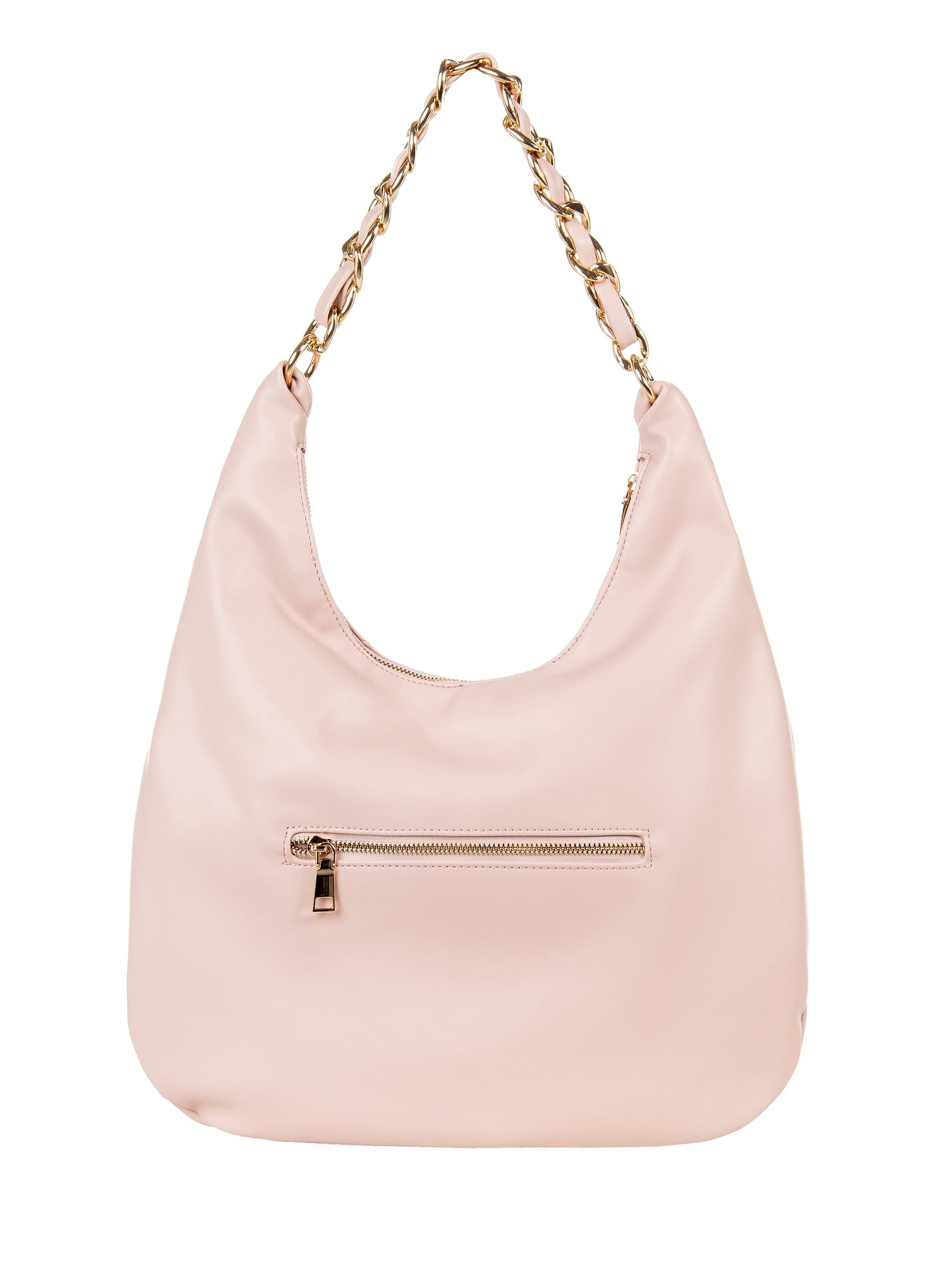 Luna Leather Shoulder Bag With Adjustable And Removable Shoulder Strap Rinascimento