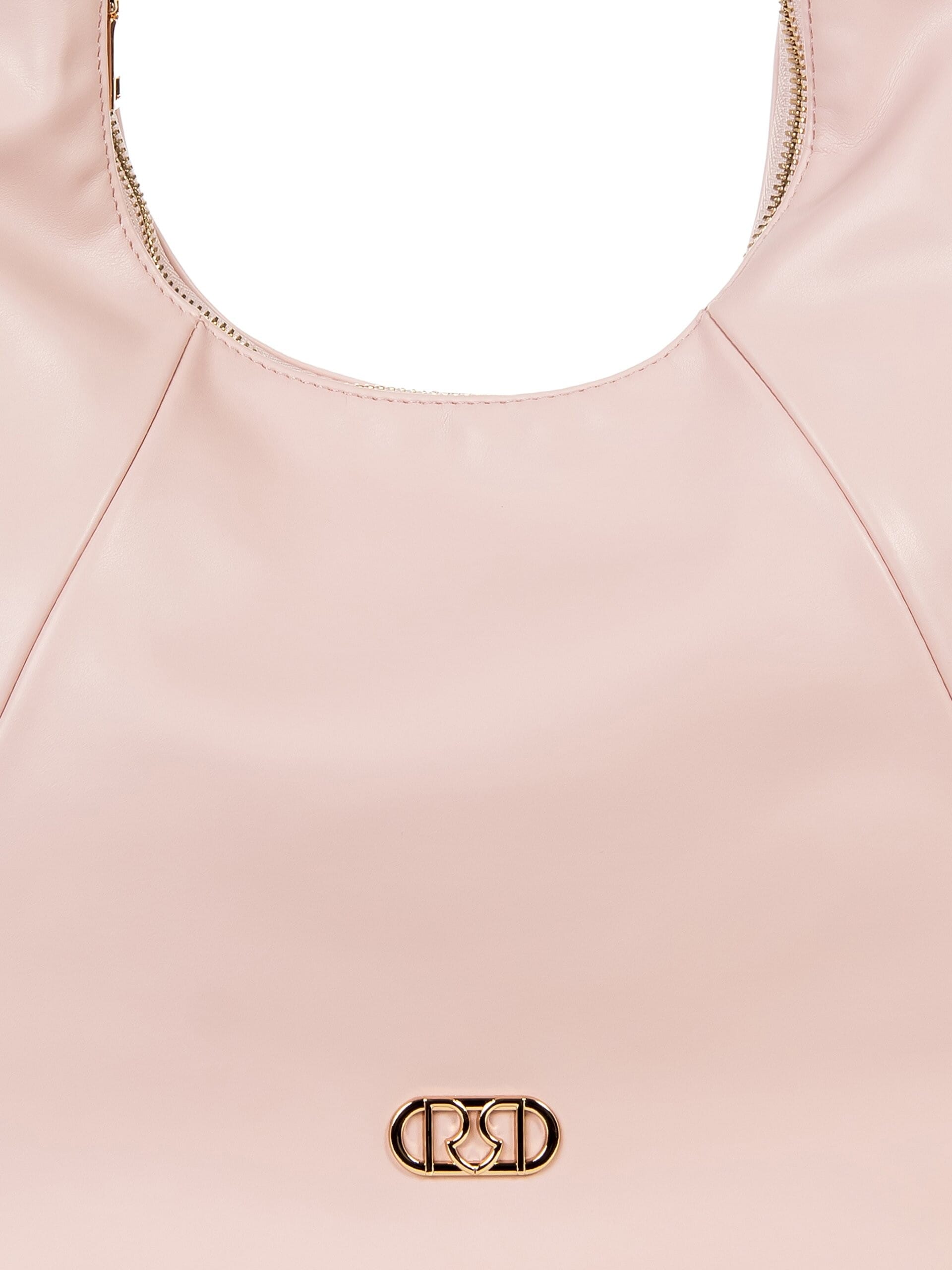 Luna Leather Shoulder Bag With Adjustable And Removable Shoulder Strap Rinascimento