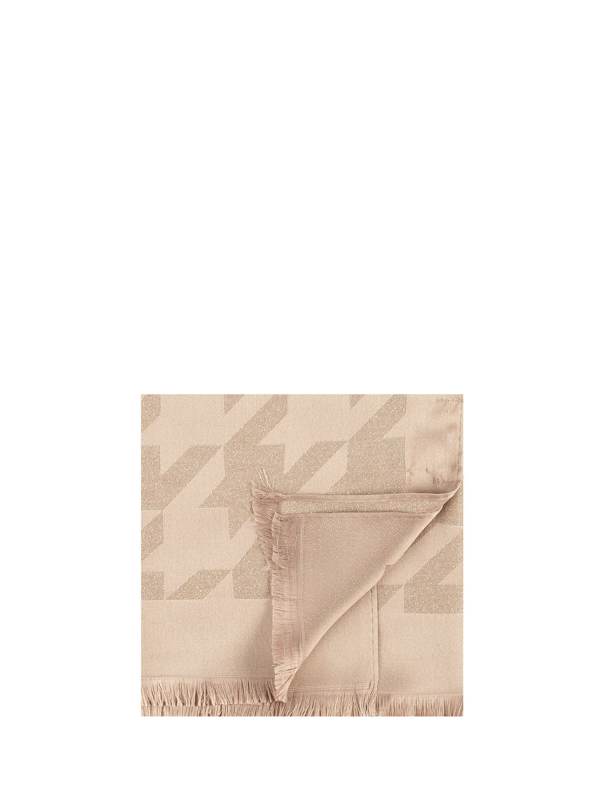 Foulard léger Pied De Poule avec effet pailleté Fil Lurex Rinascimento