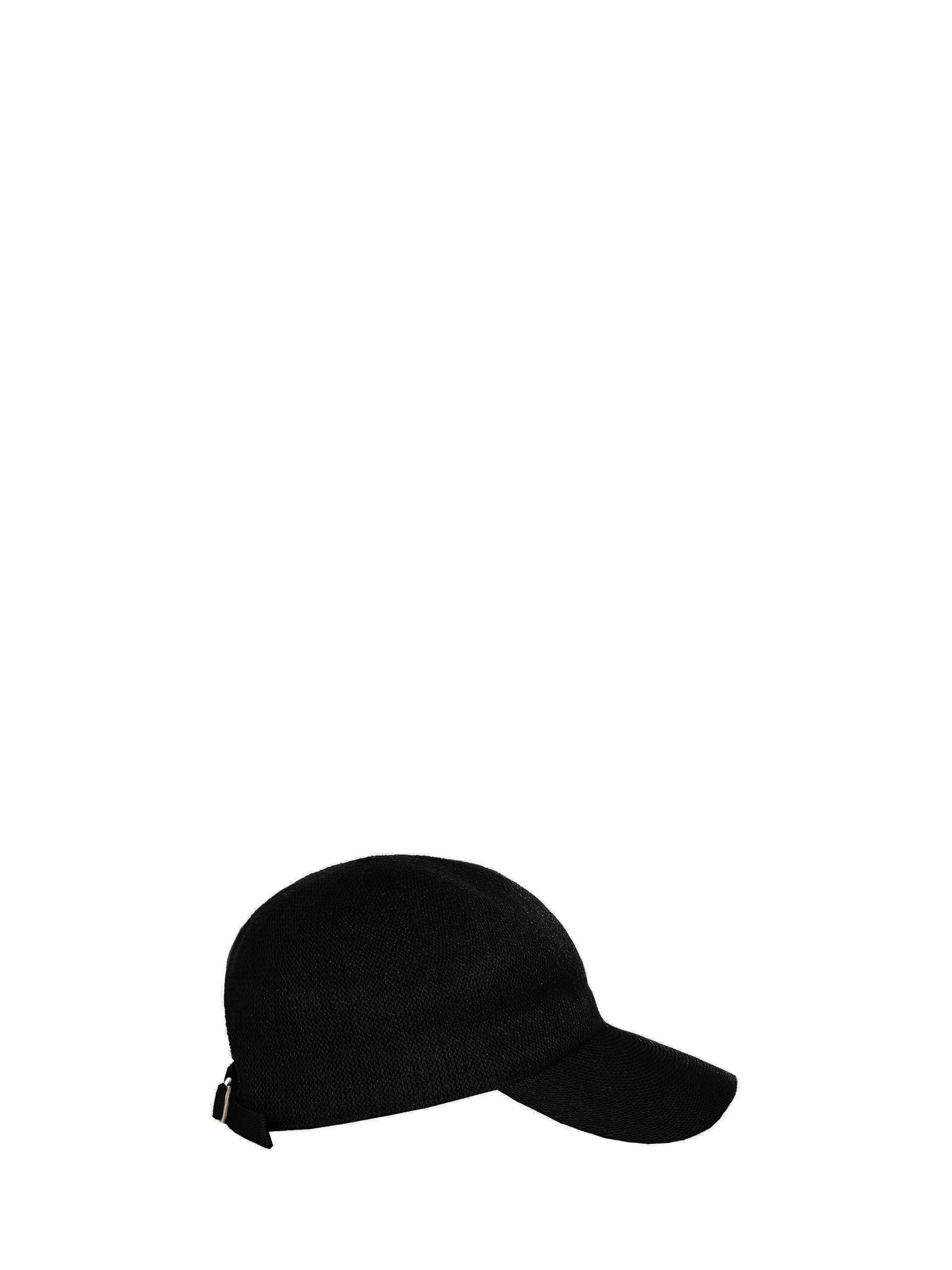 Woven Canvas Baseball Cap With Buckle On Back Rinascimento