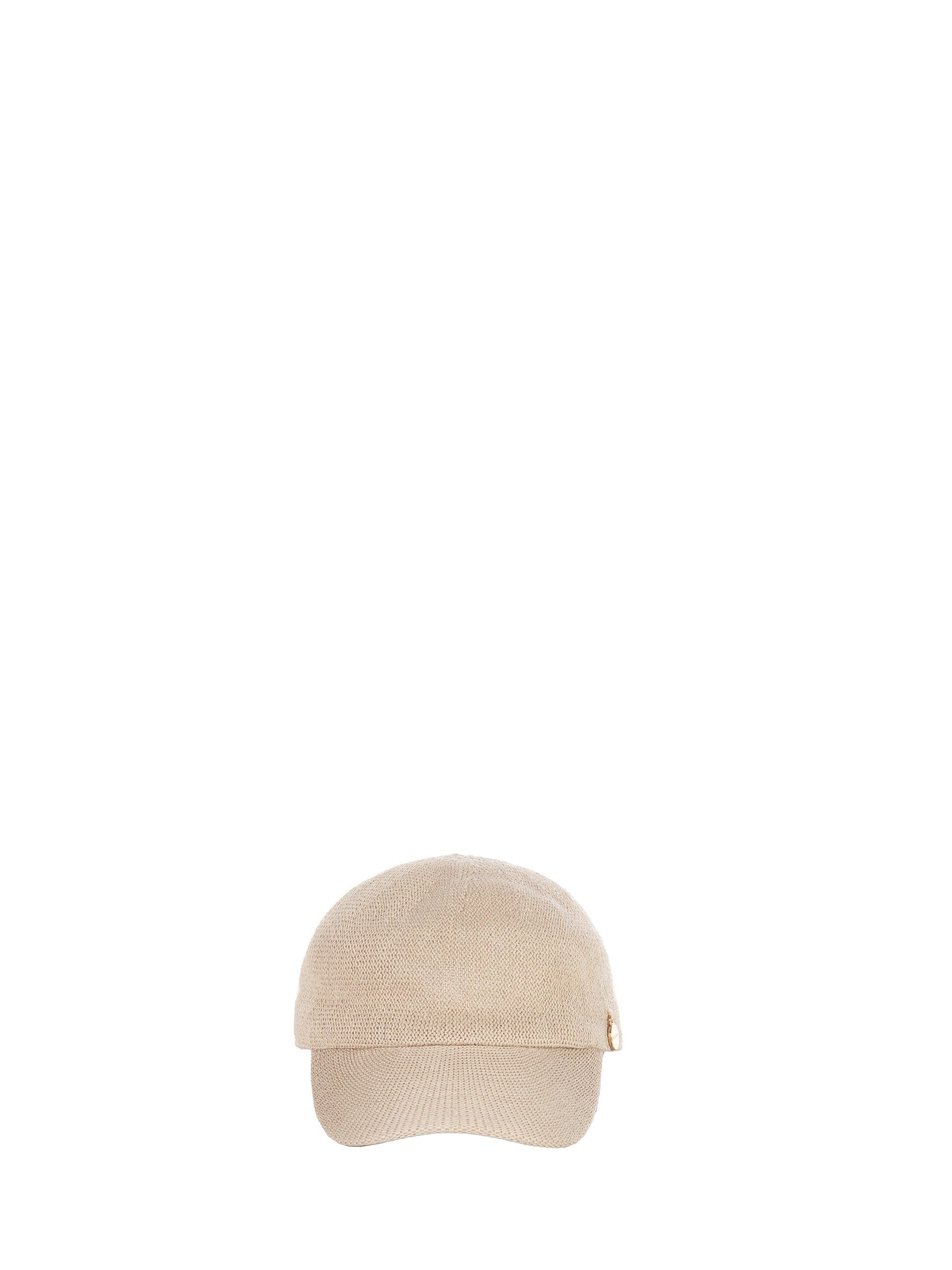 Woven Canvas Baseball Cap With Buckle On Back Rinascimento