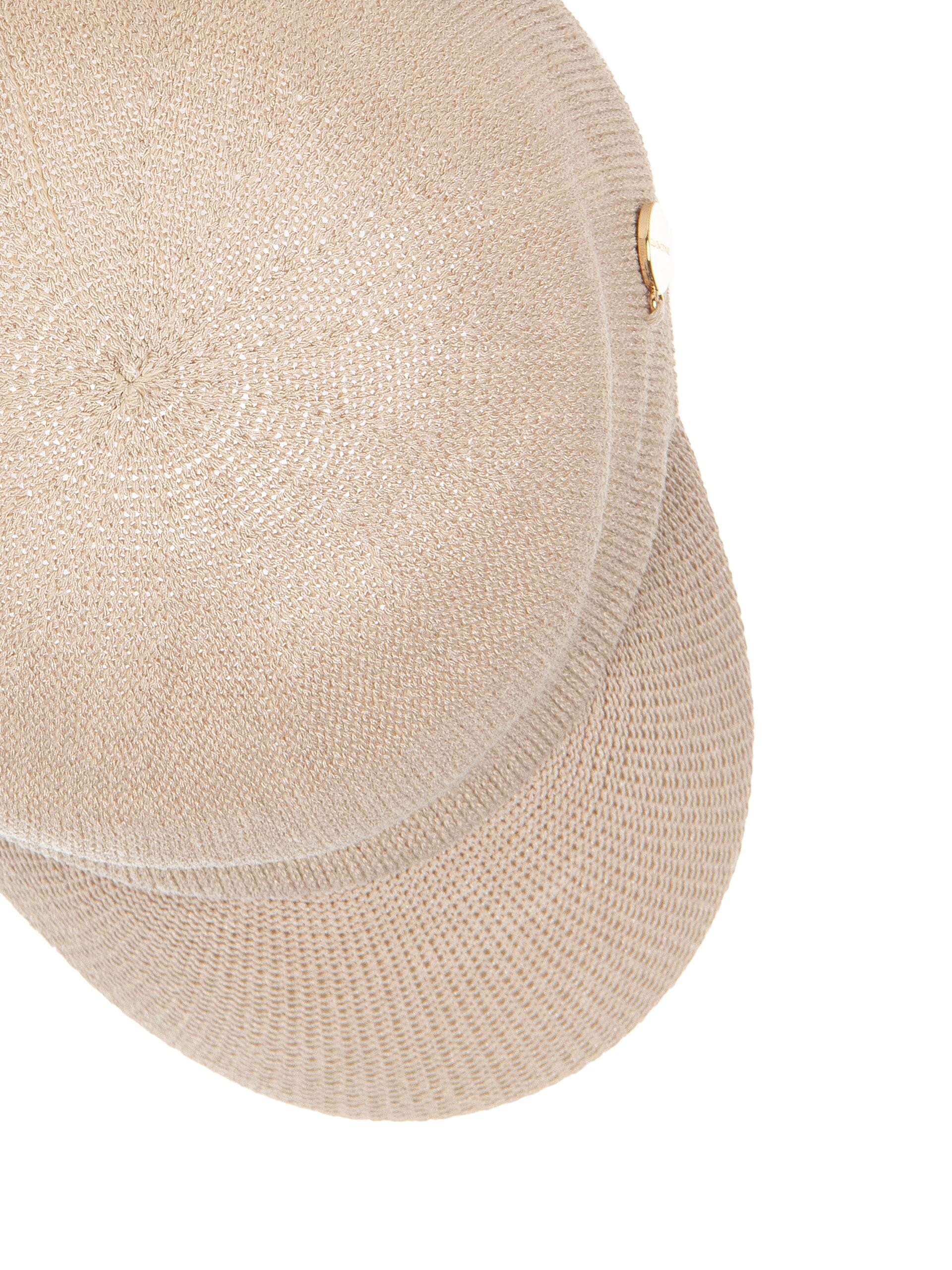 Woven Canvas Baseball Cap With Buckle On Back Rinascimento