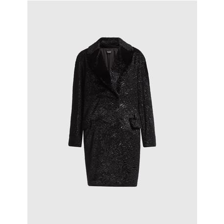 Coat With Astrakhan Effect Emme Marella
